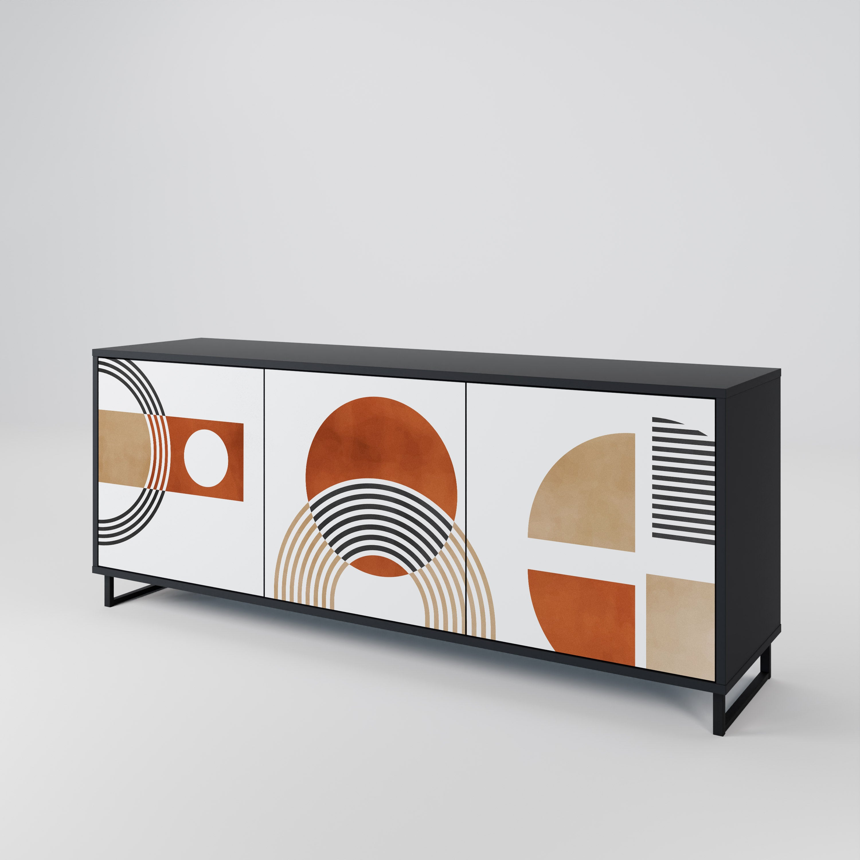 CIRCLE RHYTM 3-türiges Sideboard