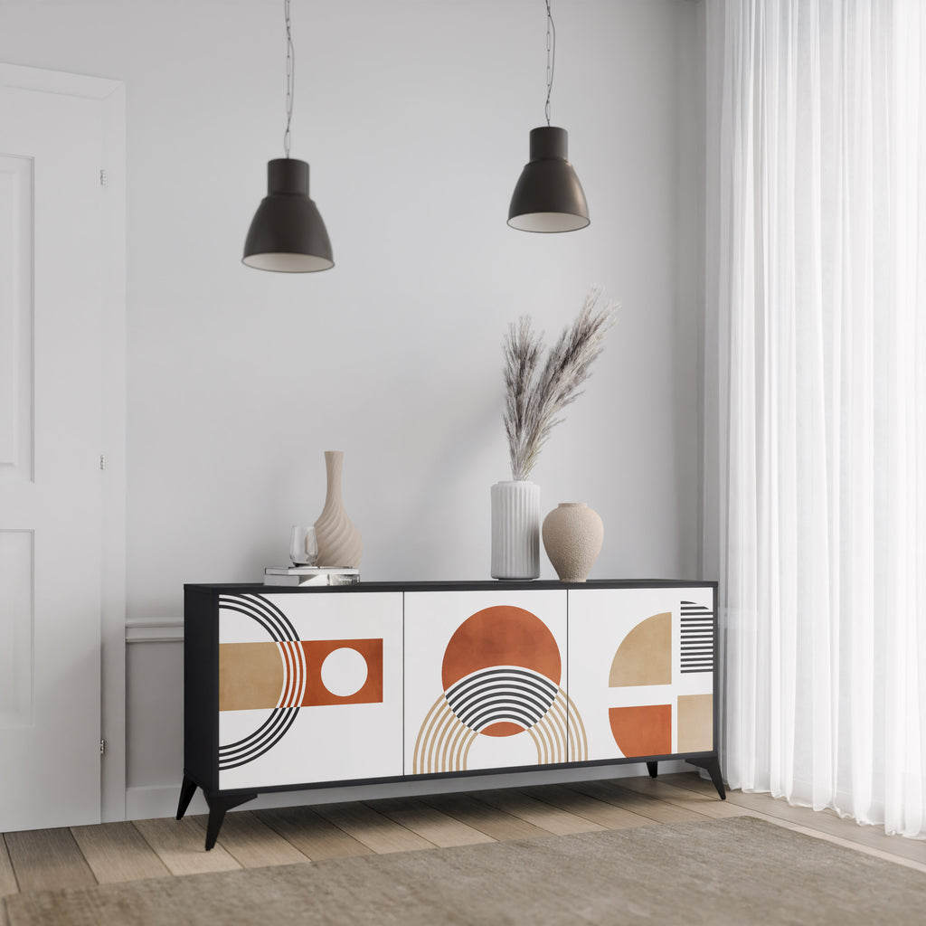 CIRCLE RHYTM 3-türiges Sideboard