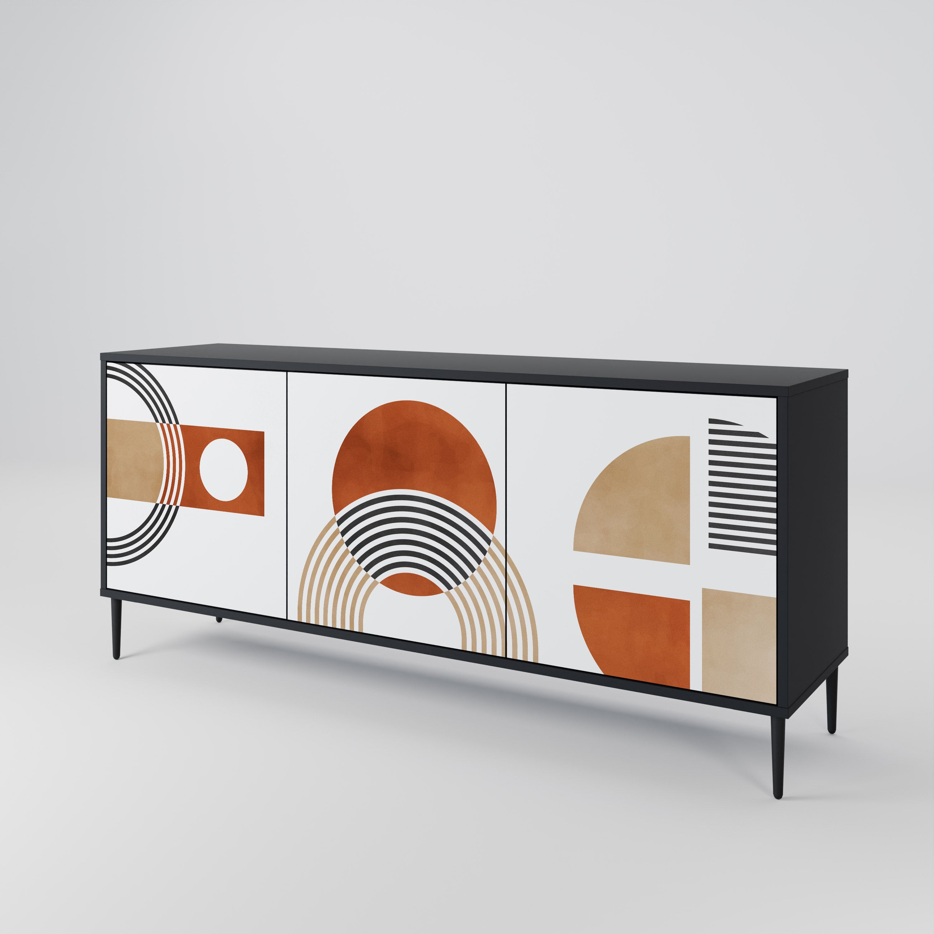CIRCLE RHYTM 3-türiges Sideboard
