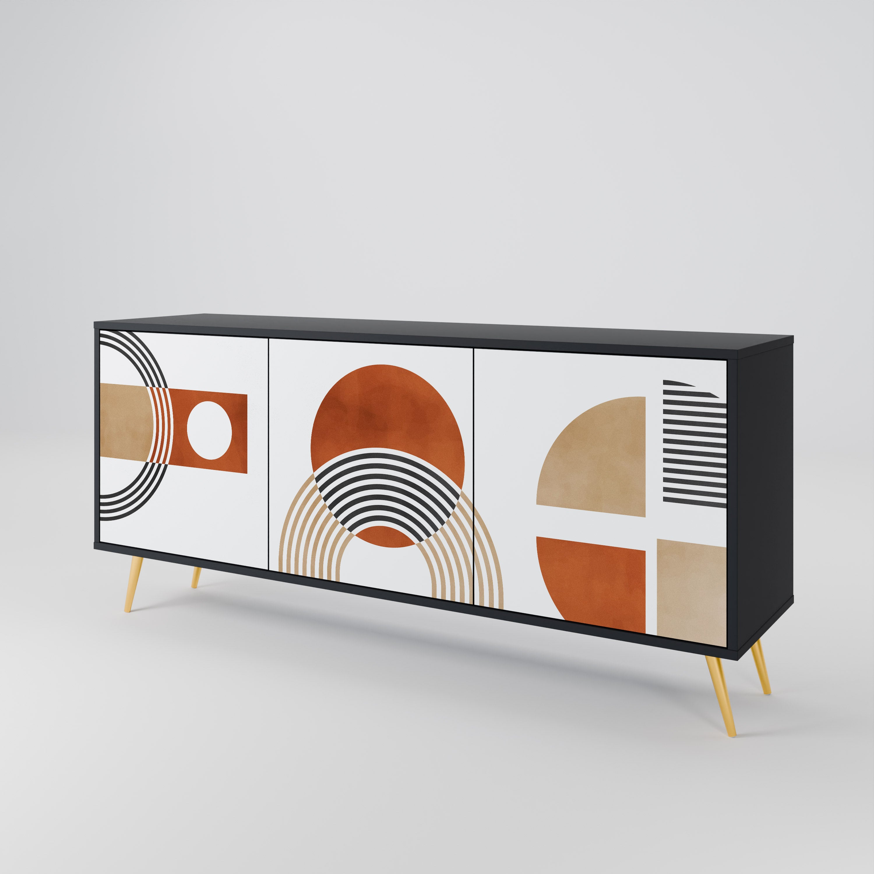 CIRCLE RHYTM 3-türiges Sideboard