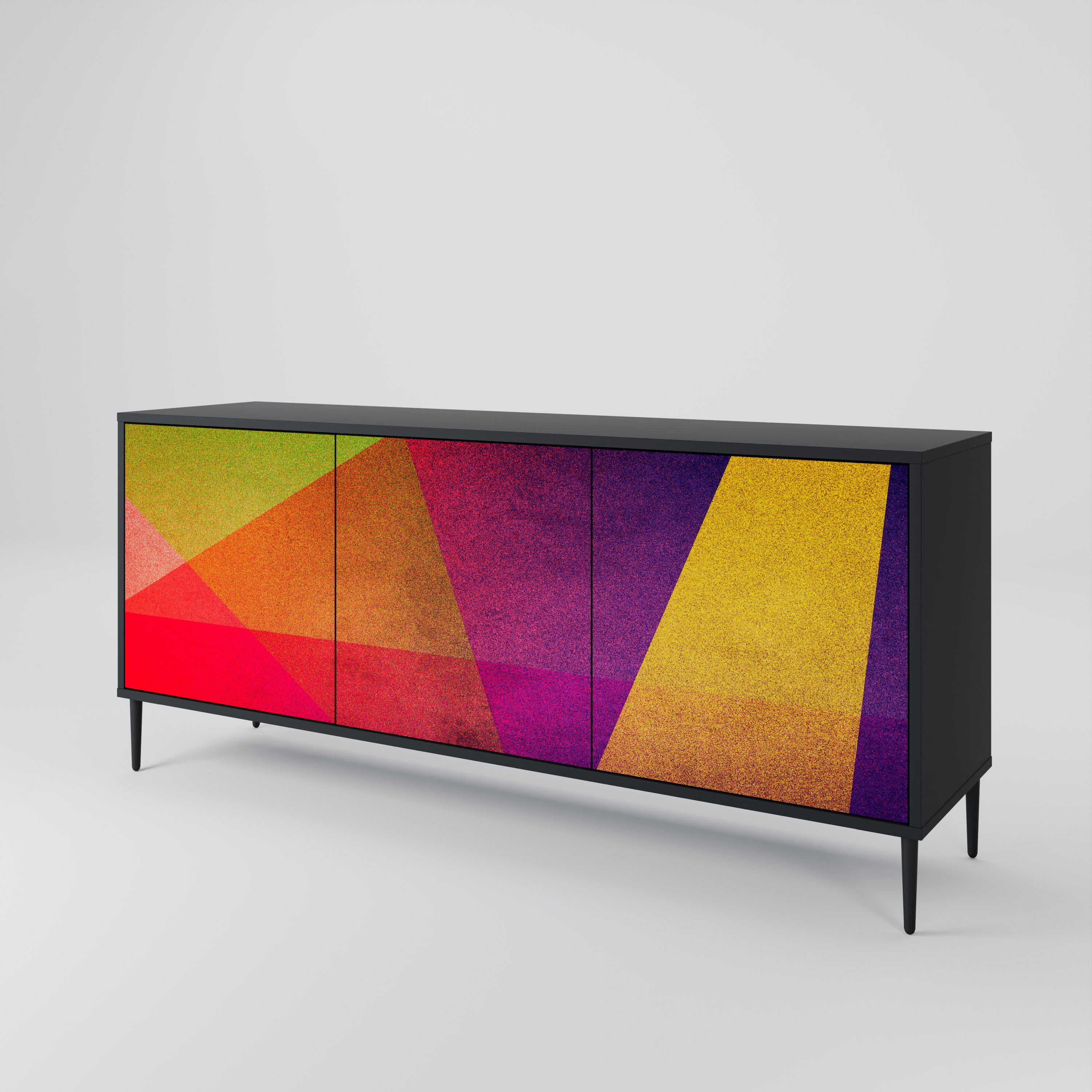 VIVID GEOMETRY 3-türiges Sideboard