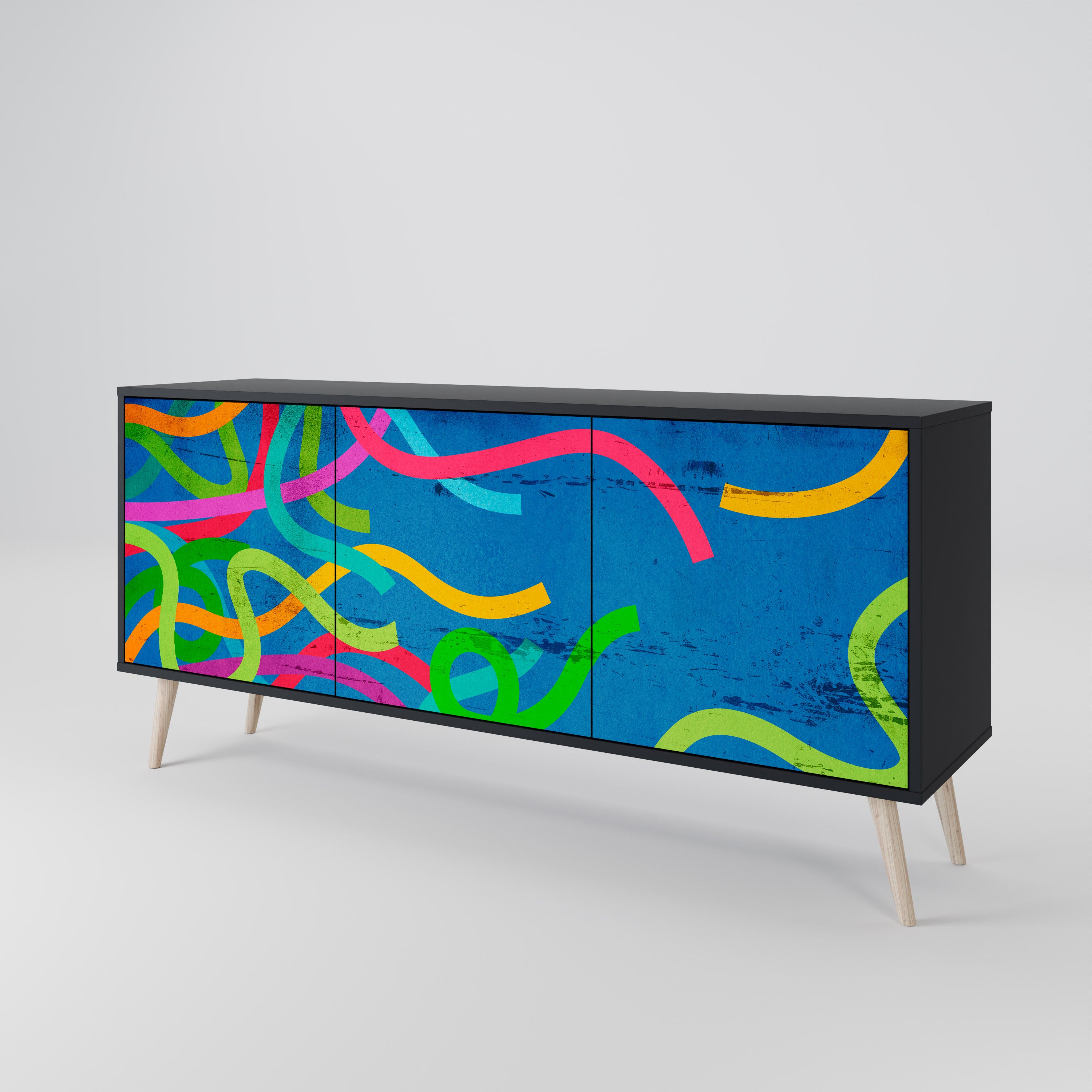 STREAMER TANGLE 3-türiges Sideboard