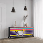 TONE COLLAPSE 3-Door Sideboard