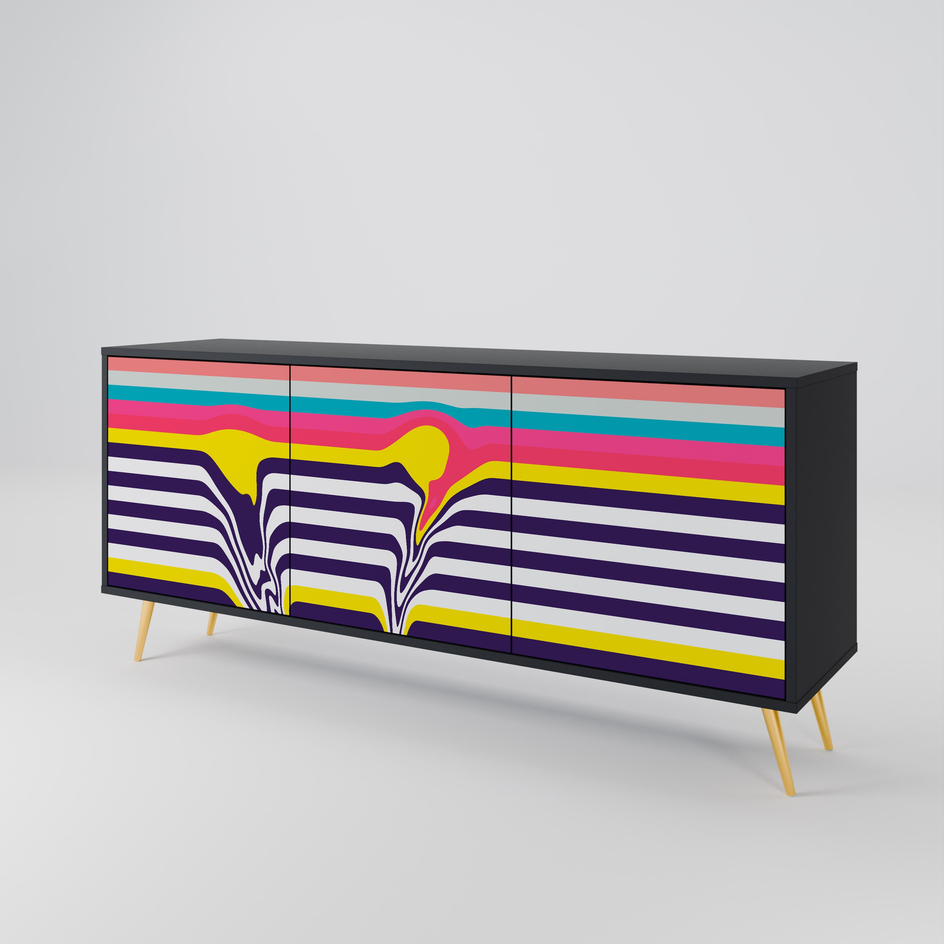 TONE COLLAPSE 3-türiges Sideboard