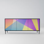 BRIGHT GEOMETRY 3-Door Sideboard