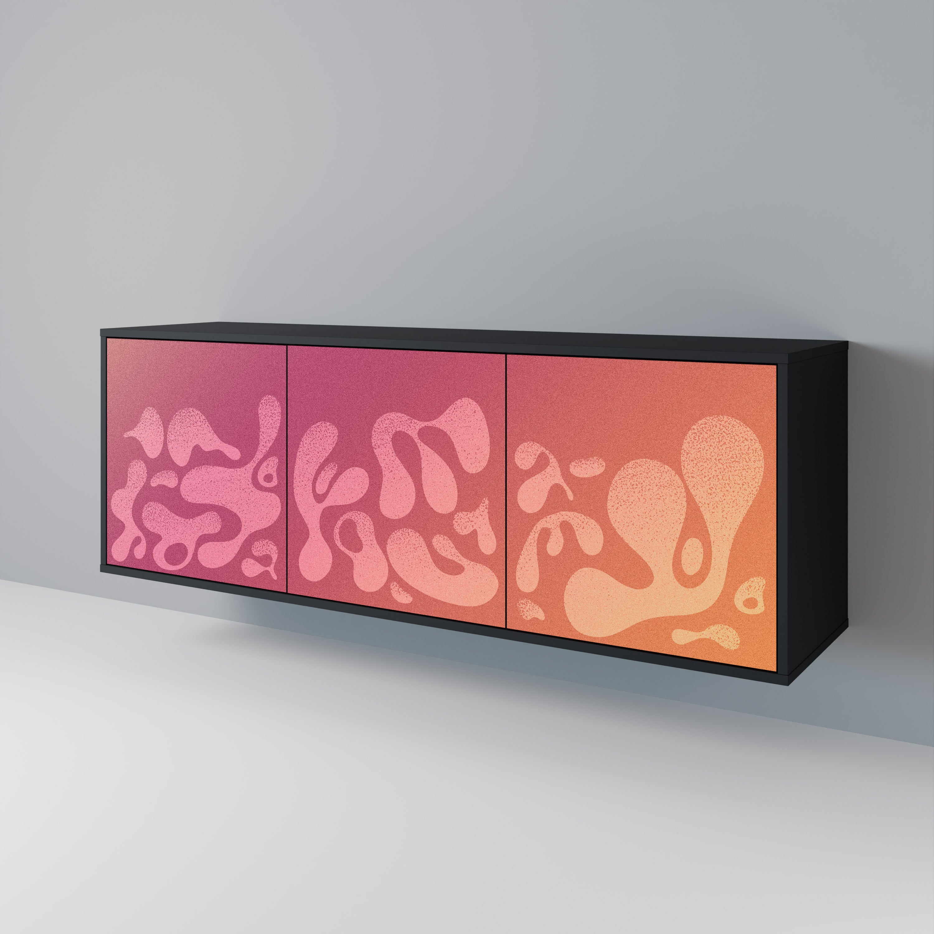 IRREGULAR PINK 3-türiges Sideboard