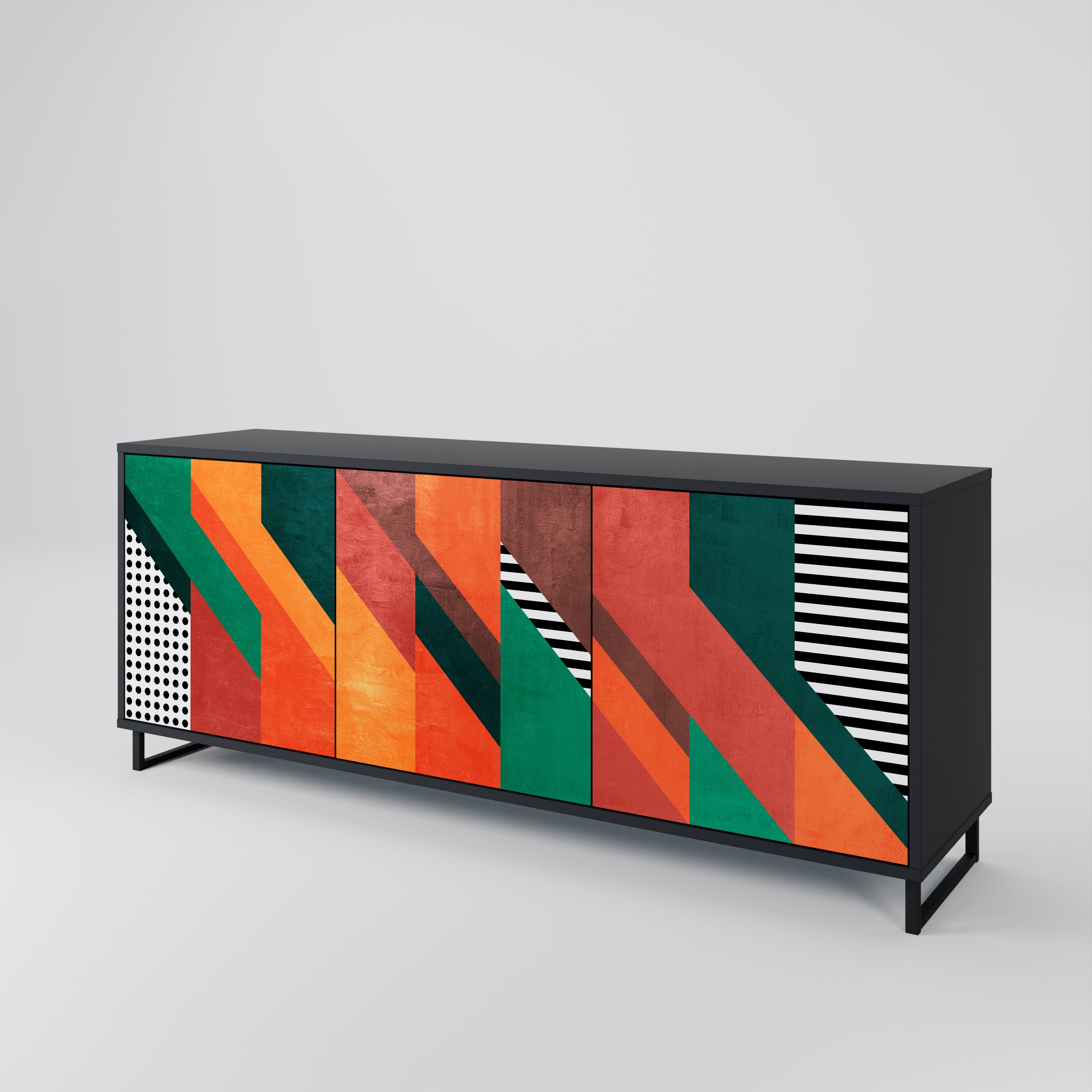 MAKESHIFT ARTISTRY 3-türiges Sideboard