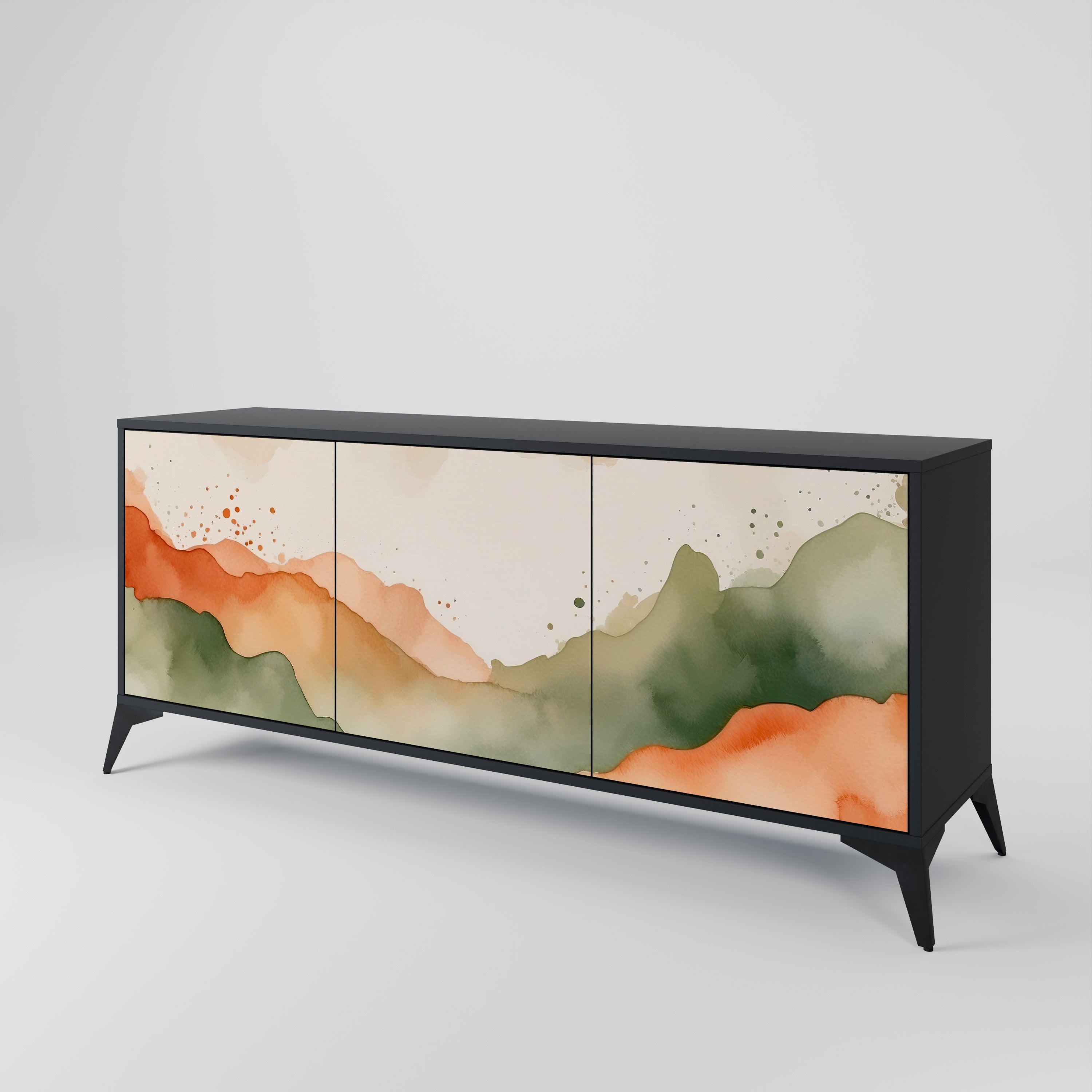 WATERCOLOUR PEAKS 3-Door Sideboard