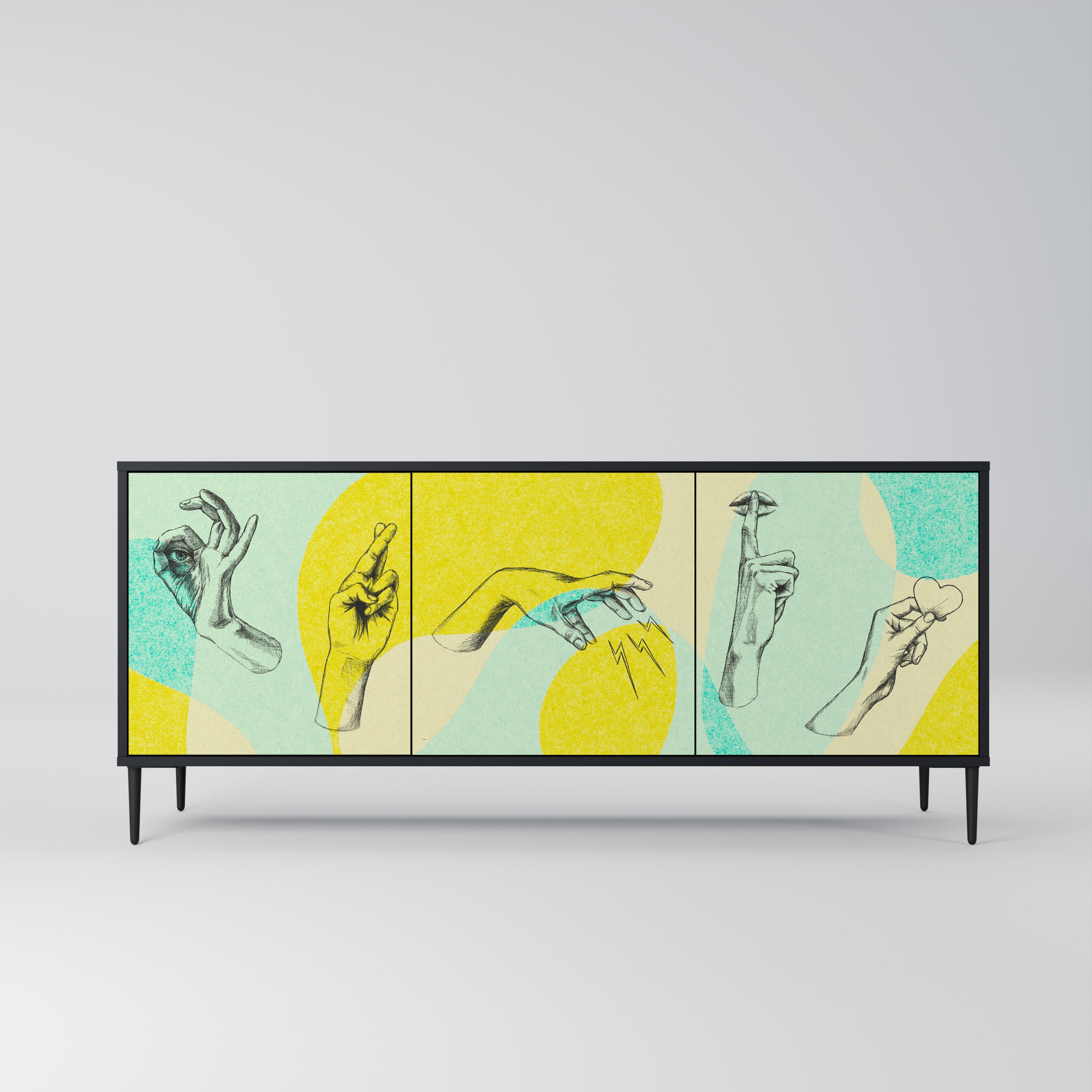 BODY LANGUAGE 3-Door Sideboard