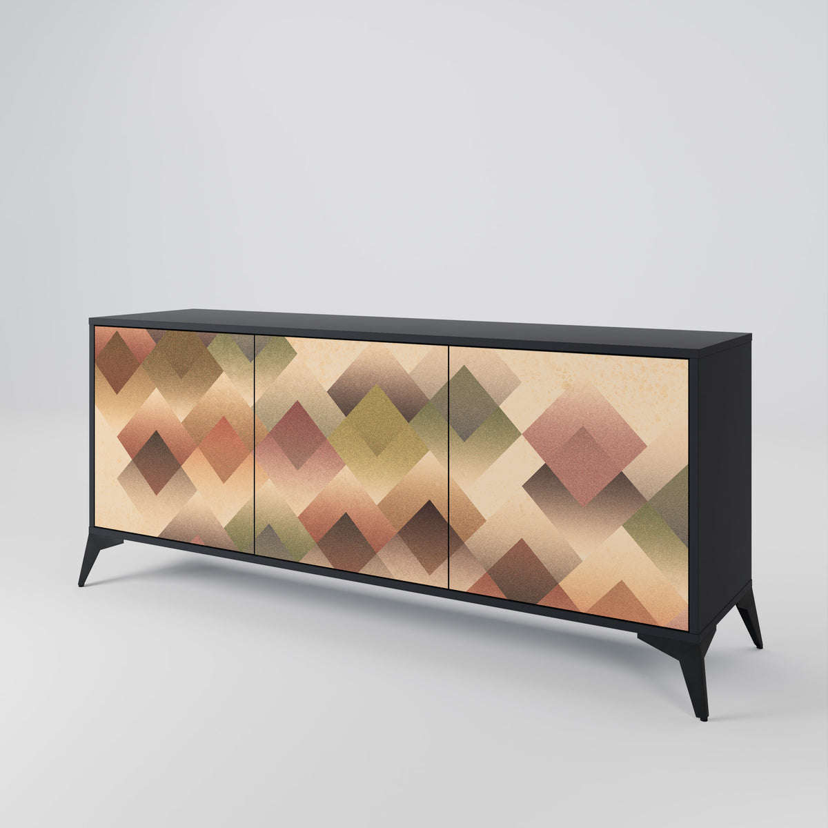 GEOMETRIC FUSION Aparador de 3 Puertas