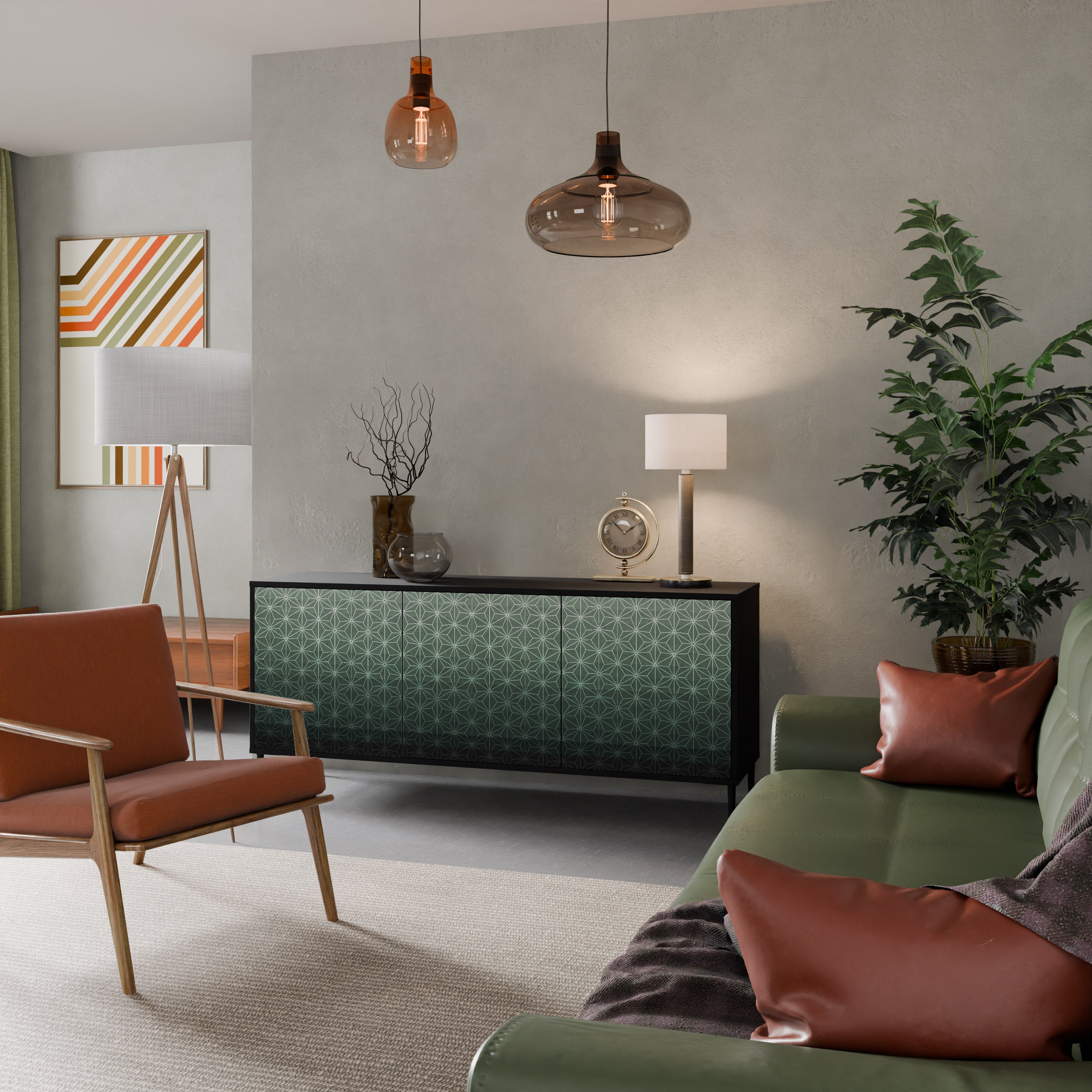 ORNAMENTAL GLIMMER 3-türiges Sideboard