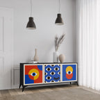 GEOMETRIC EYES 3-Door Sideboard