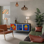 GEOMETRIC EYES 3-Door Sideboard
