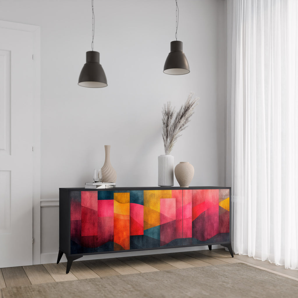 COLORFUL SOUNDS 3-Door Sideboard