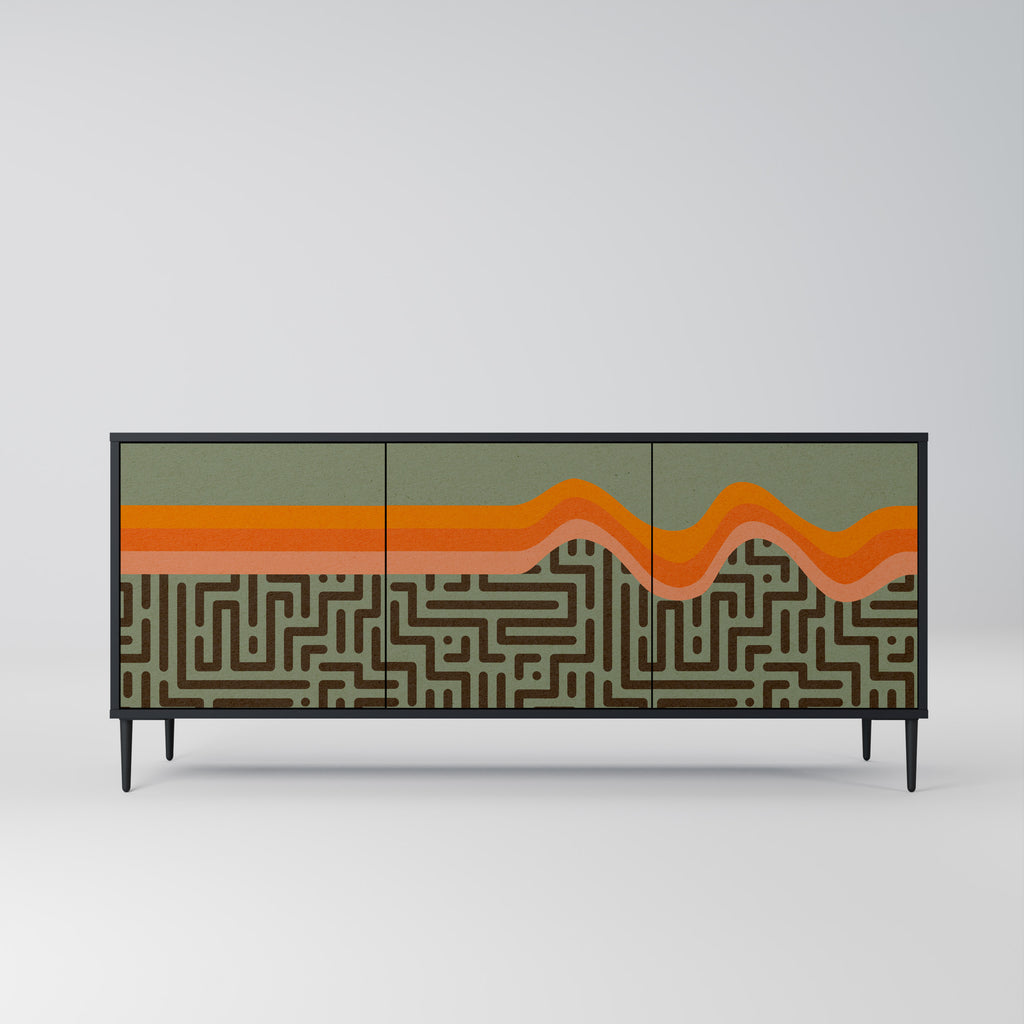 SIMPLE SOLUTIONS Skänk med tre dörrar