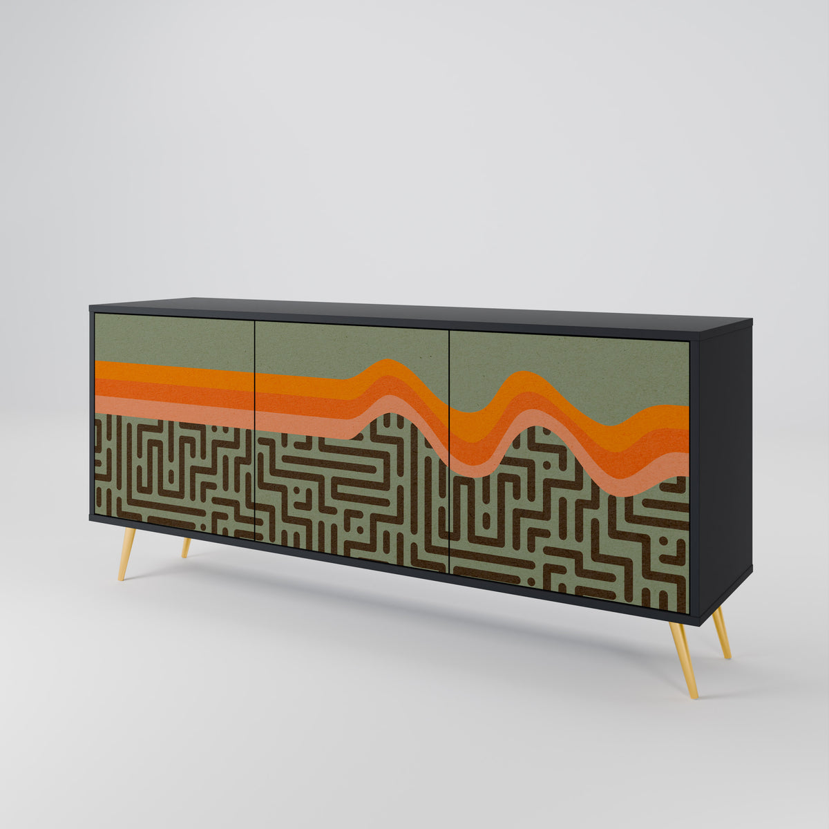 SIMPLE SOLUTIONS 3-türiges Sideboard