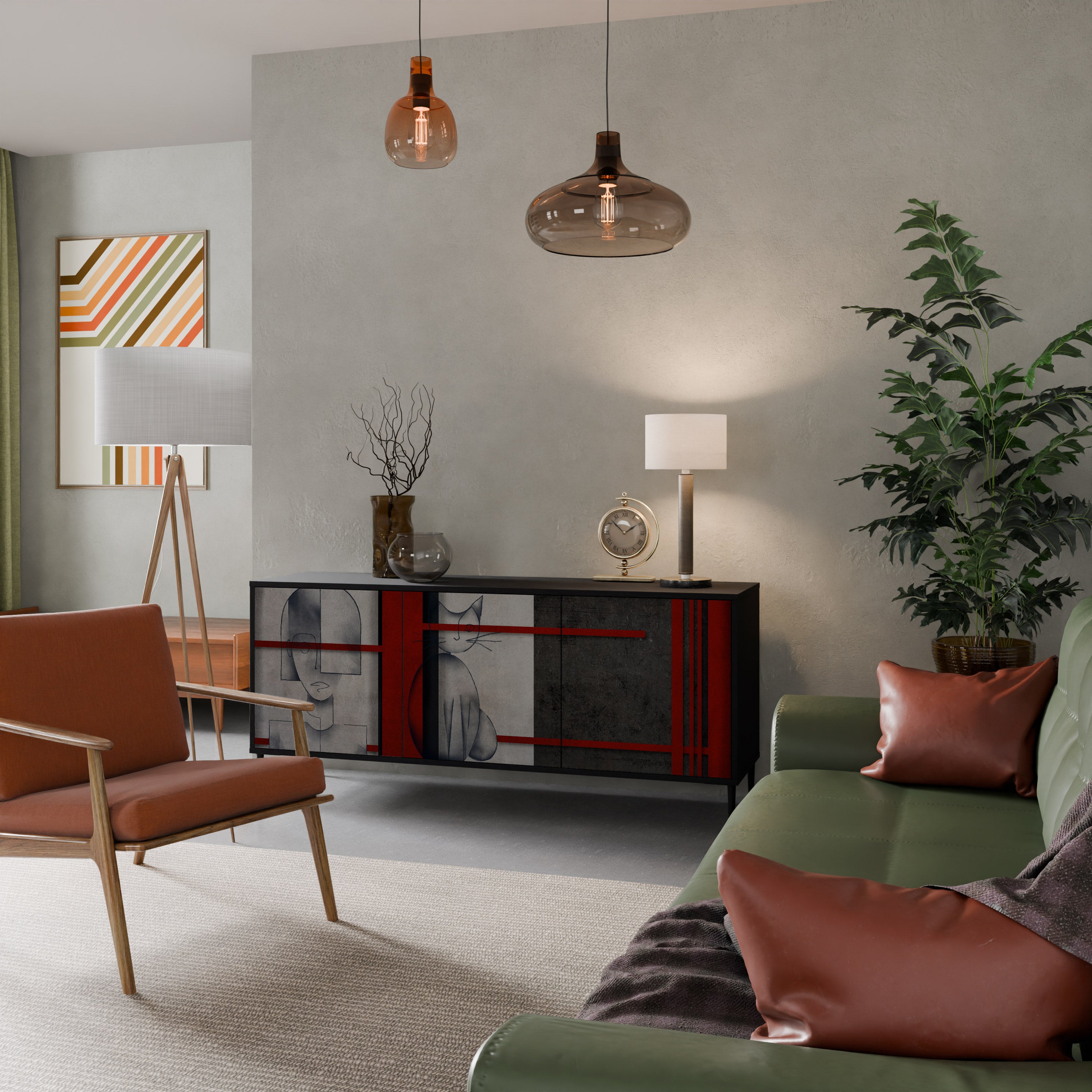 GRAY FIGURES 3-türiges Sideboard