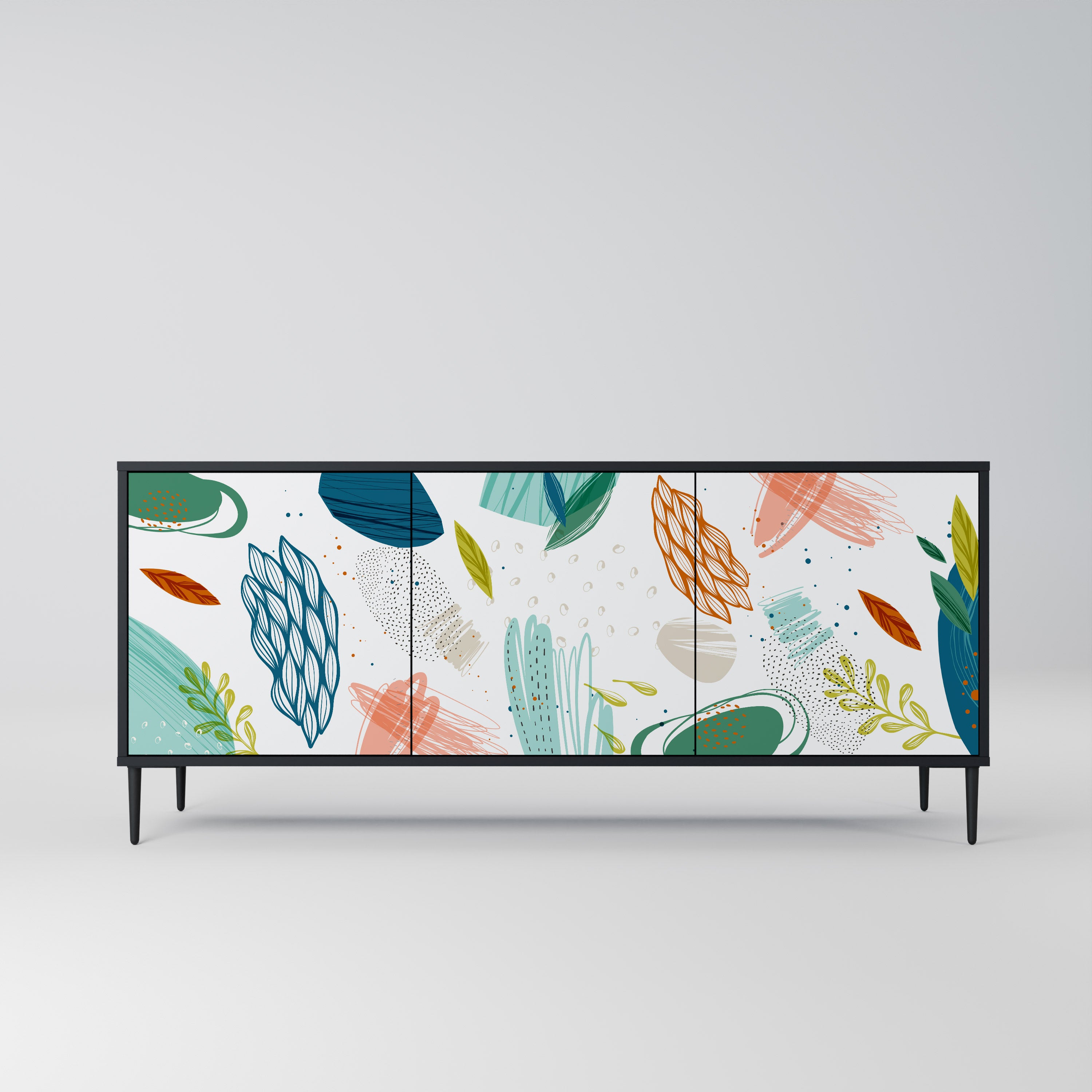 BOTANICAL HURRICANE 3-türiges Sideboard