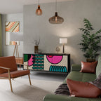 GEOMETRIC RHAPSODY 3-Door Sideboard
