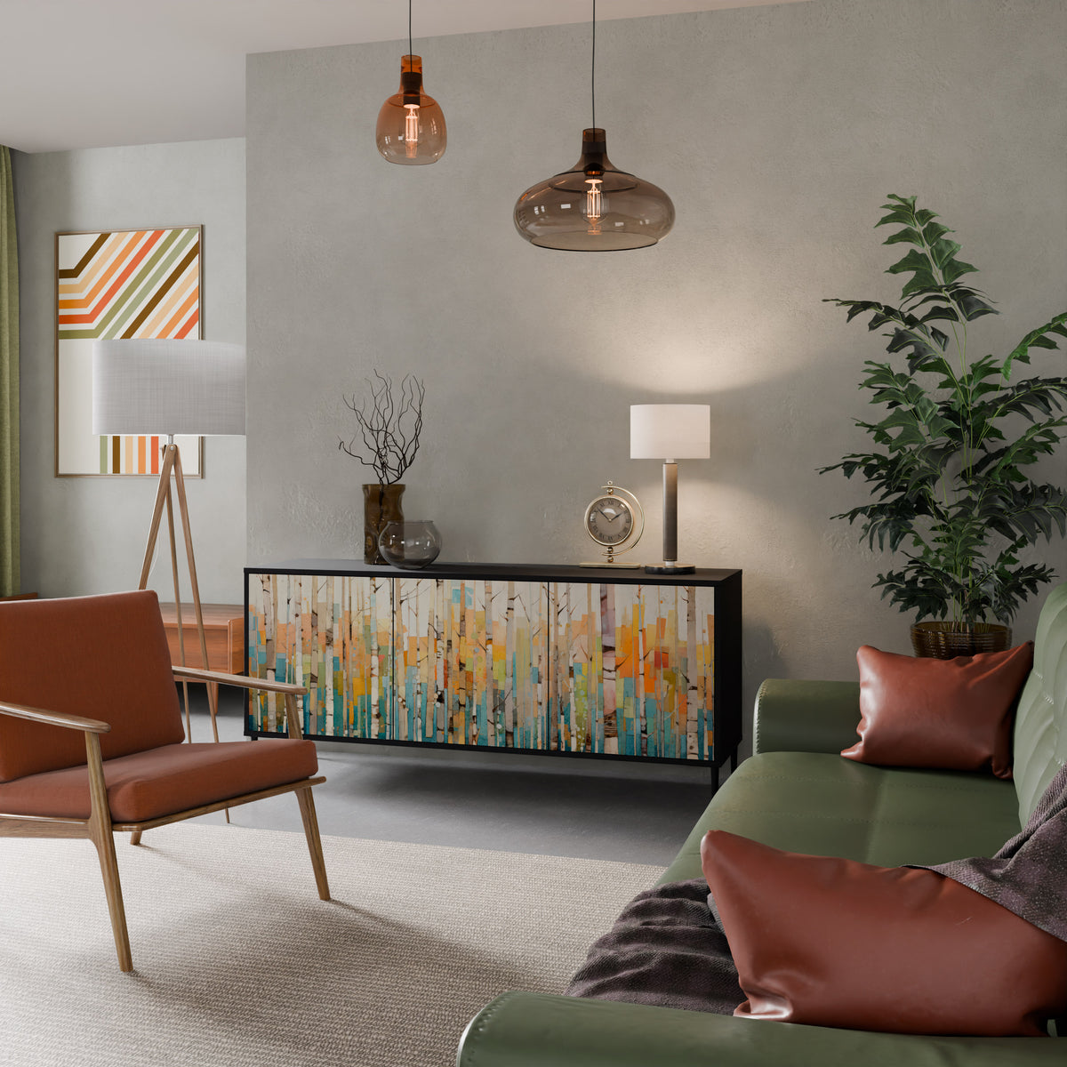 BIRCH KALEIDOSCOPE 3-Door Sideboard