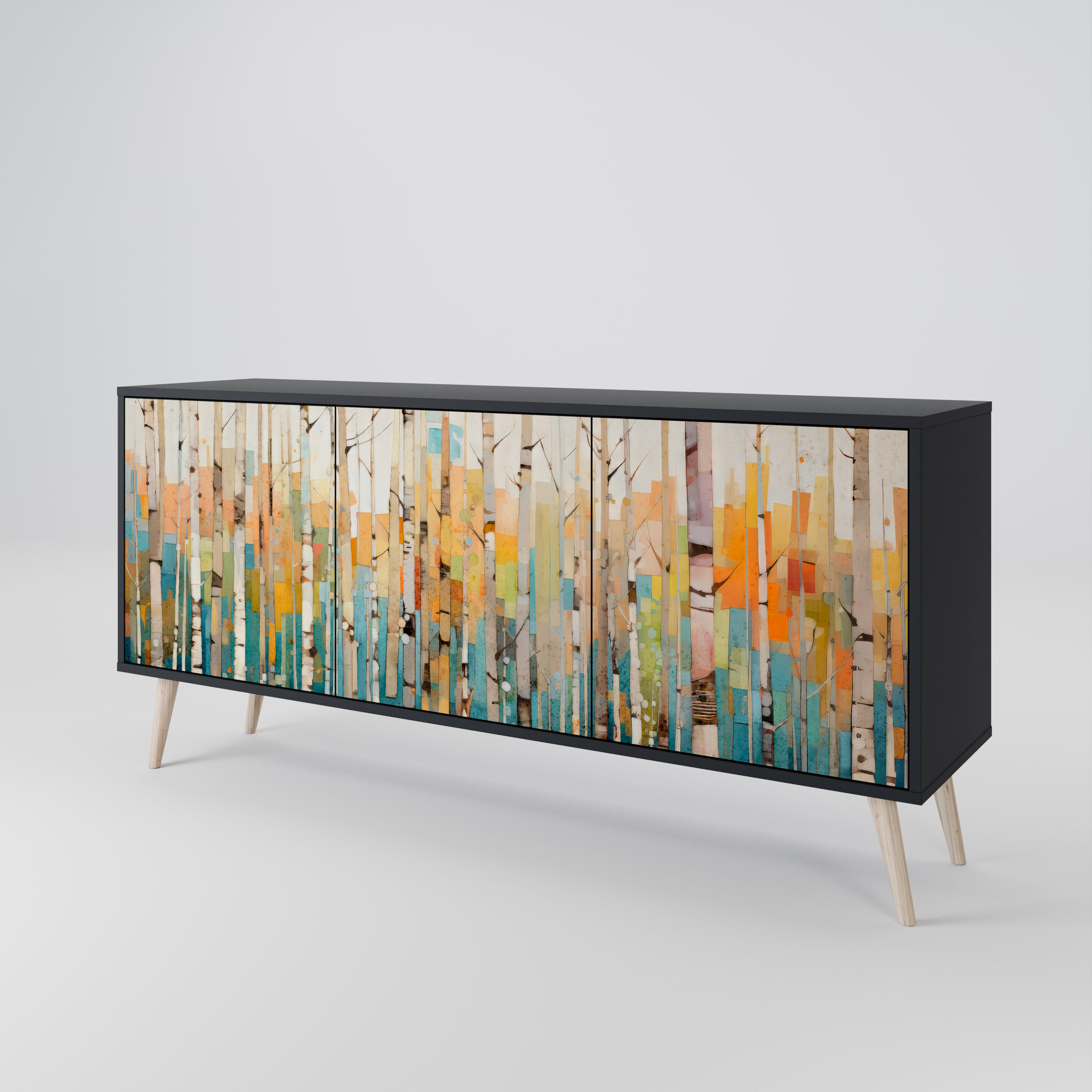 BIRCH KALEIDOSCOPE 3-Door Sideboard