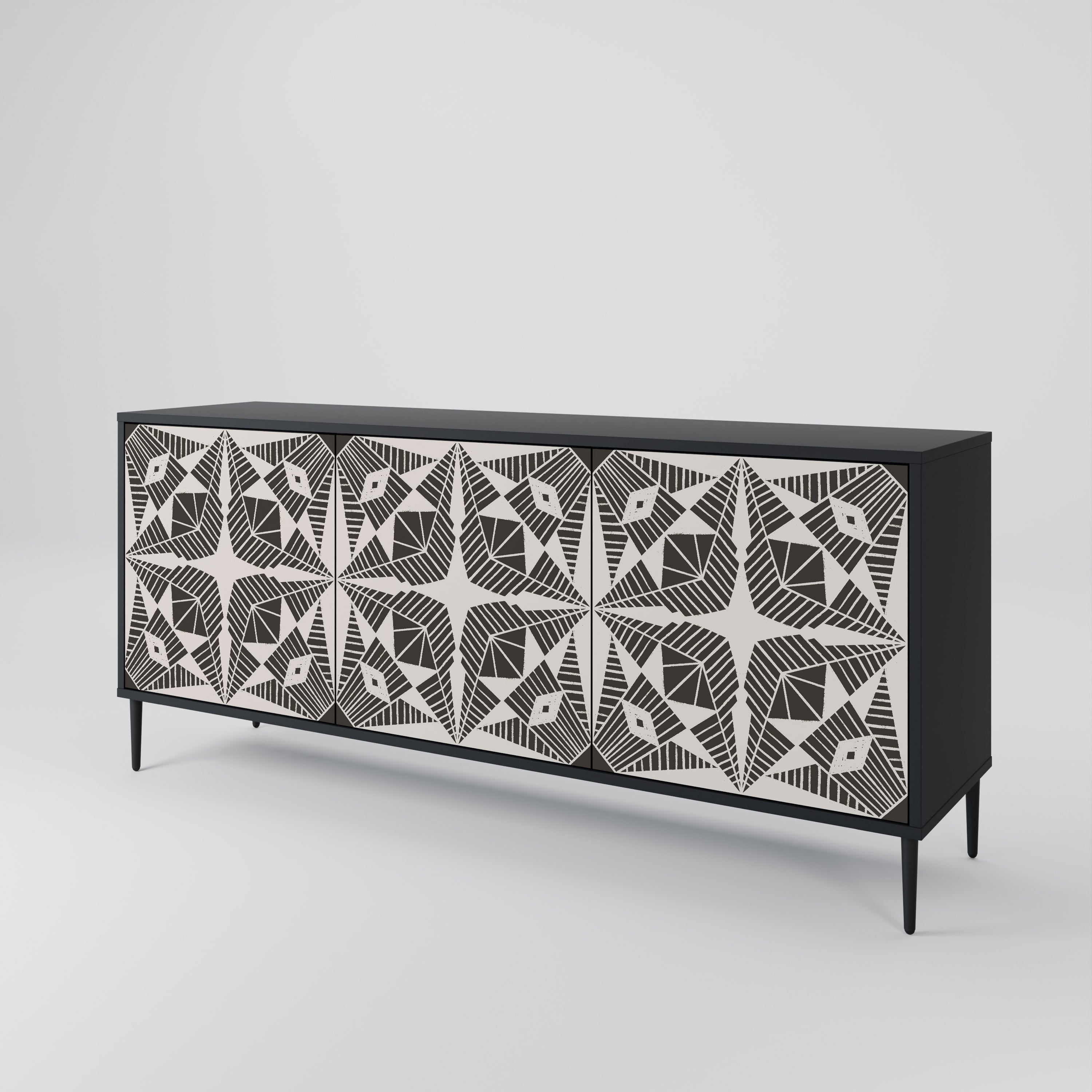 MONOCHROME NEXUS 3-Door Sideboard