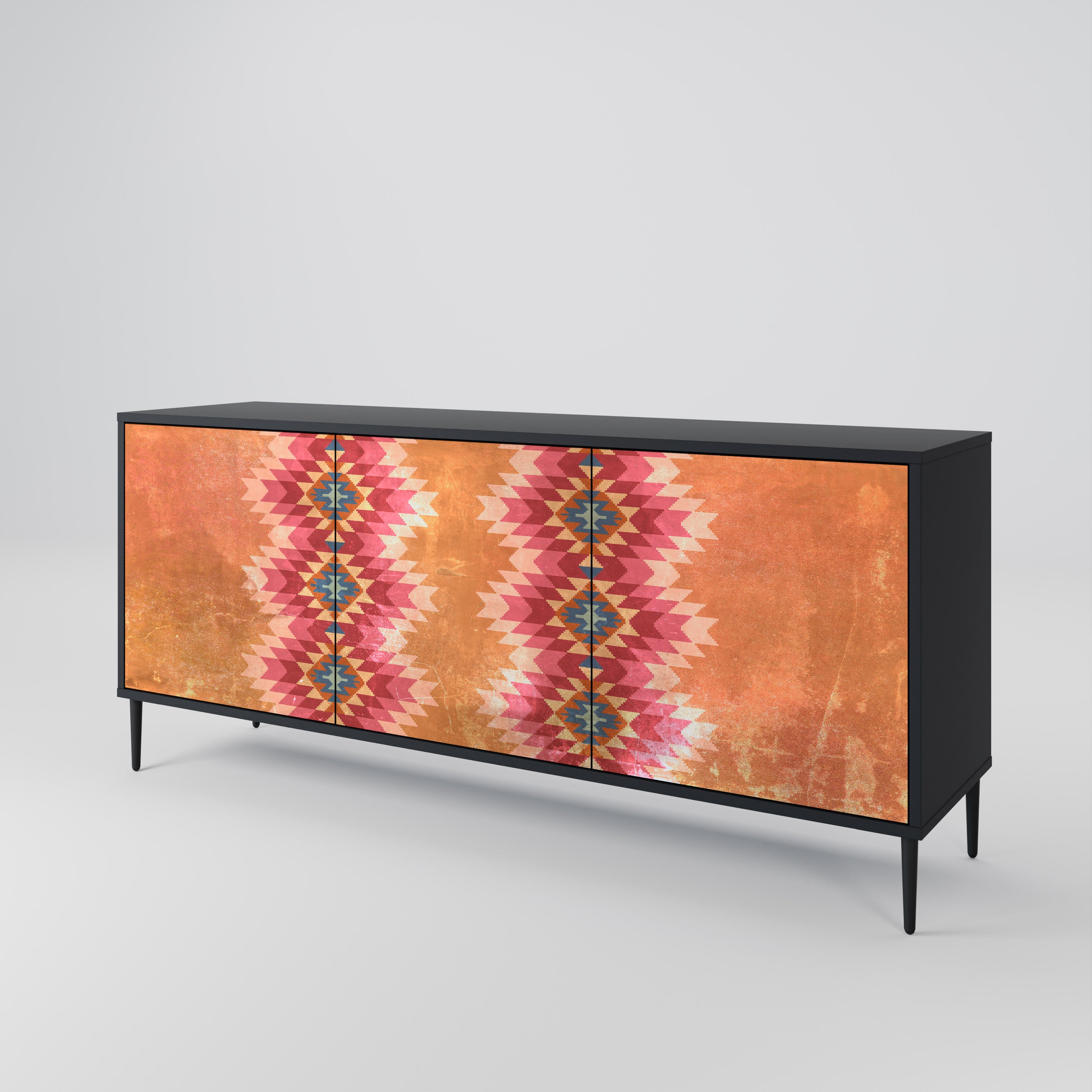 INDIAN FOLK 3-Door Sideboard