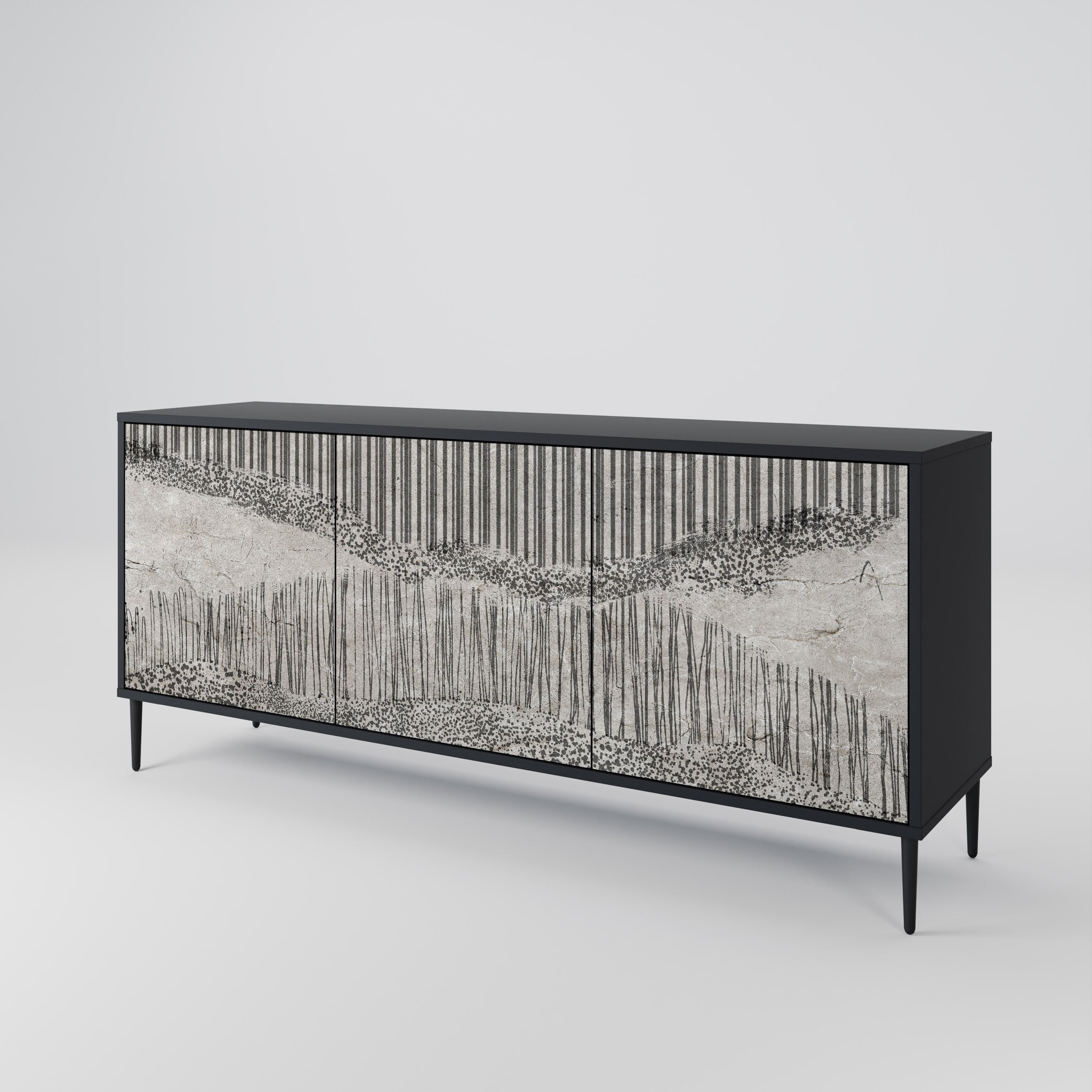 GRAIN LINES 3-Door Sideboard