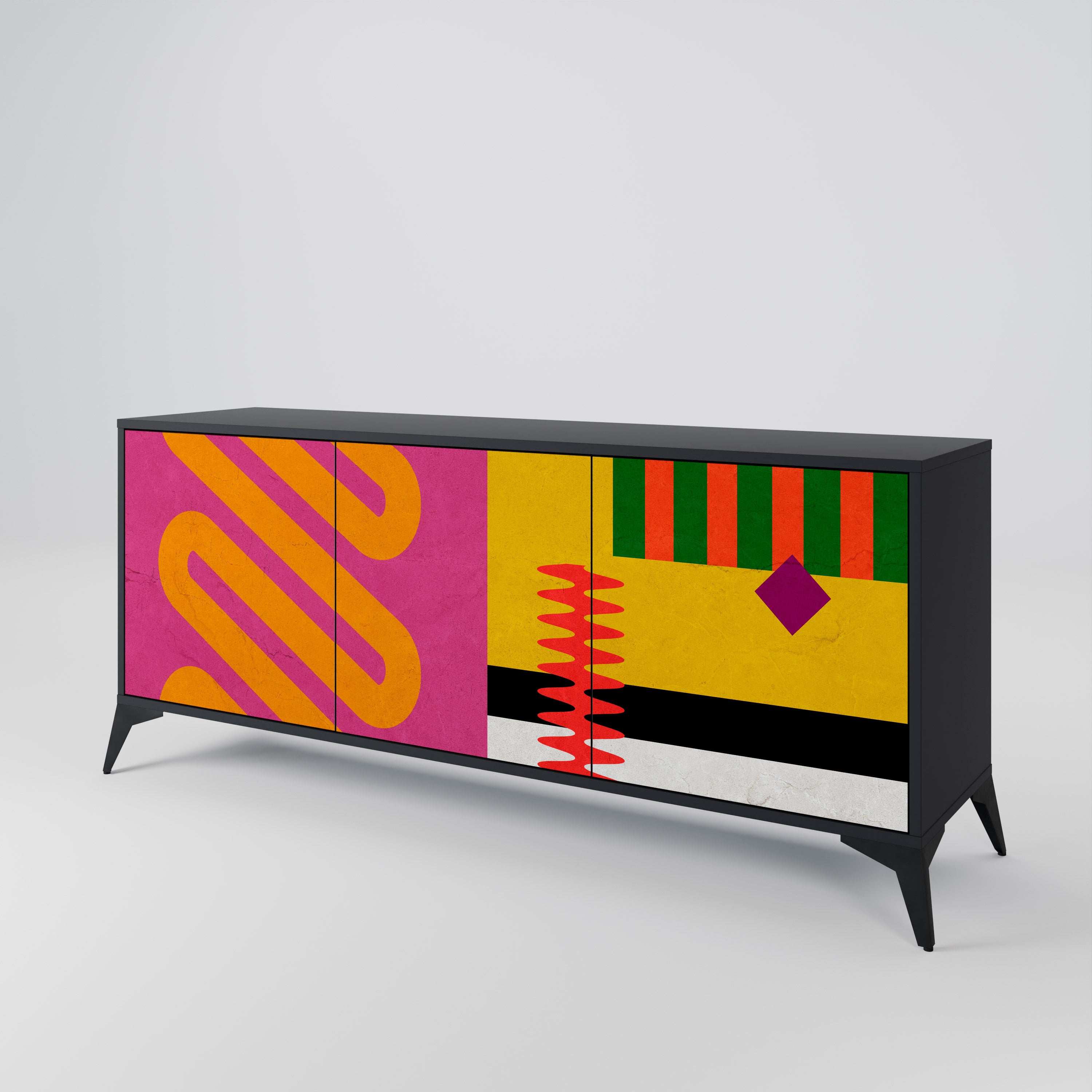 VIVID ART 3-Door Sideboard