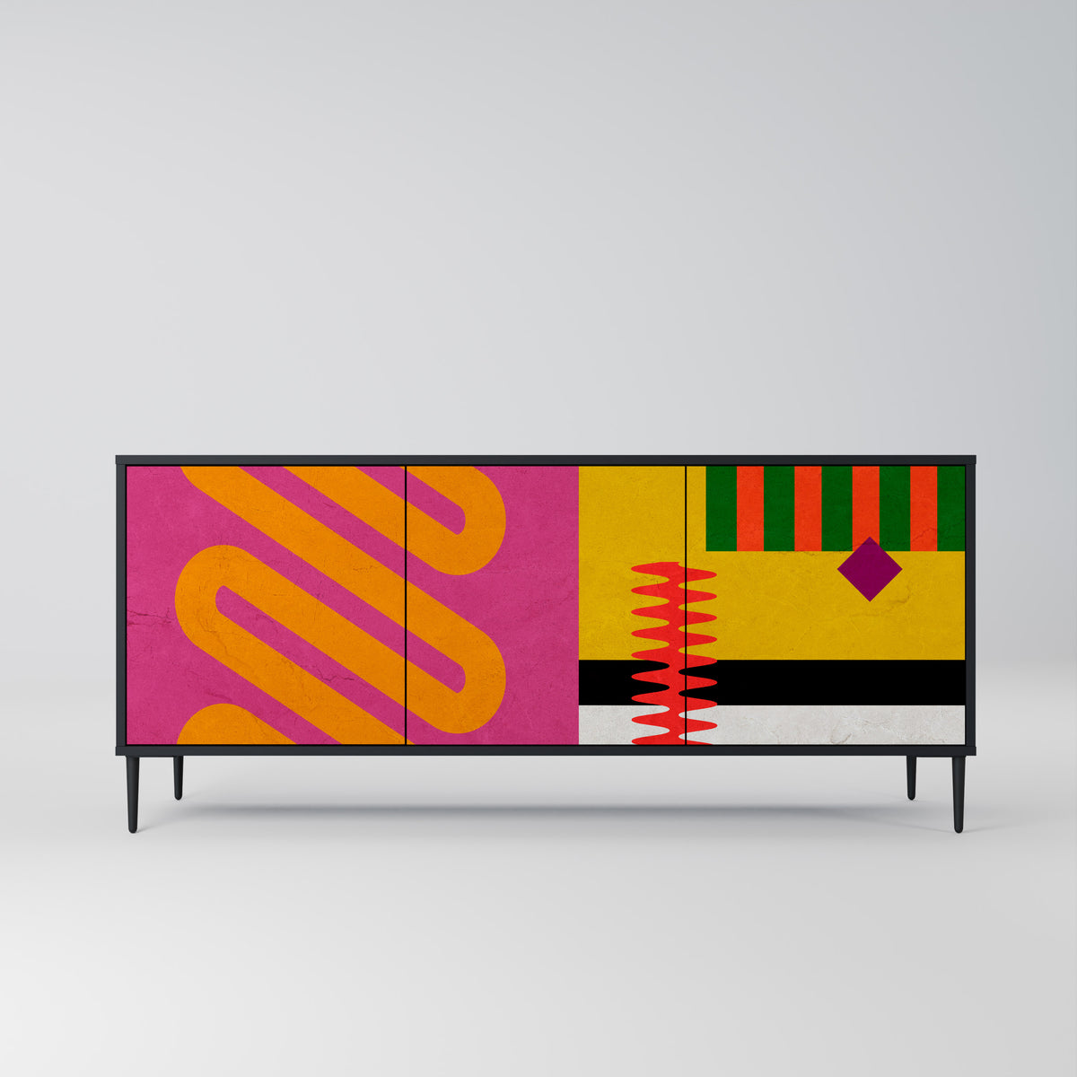VIVID ART 3-Door Sideboard