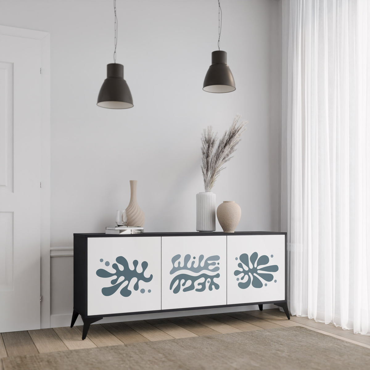 WONDERLAND VEGETATION 3-Door Sideboard