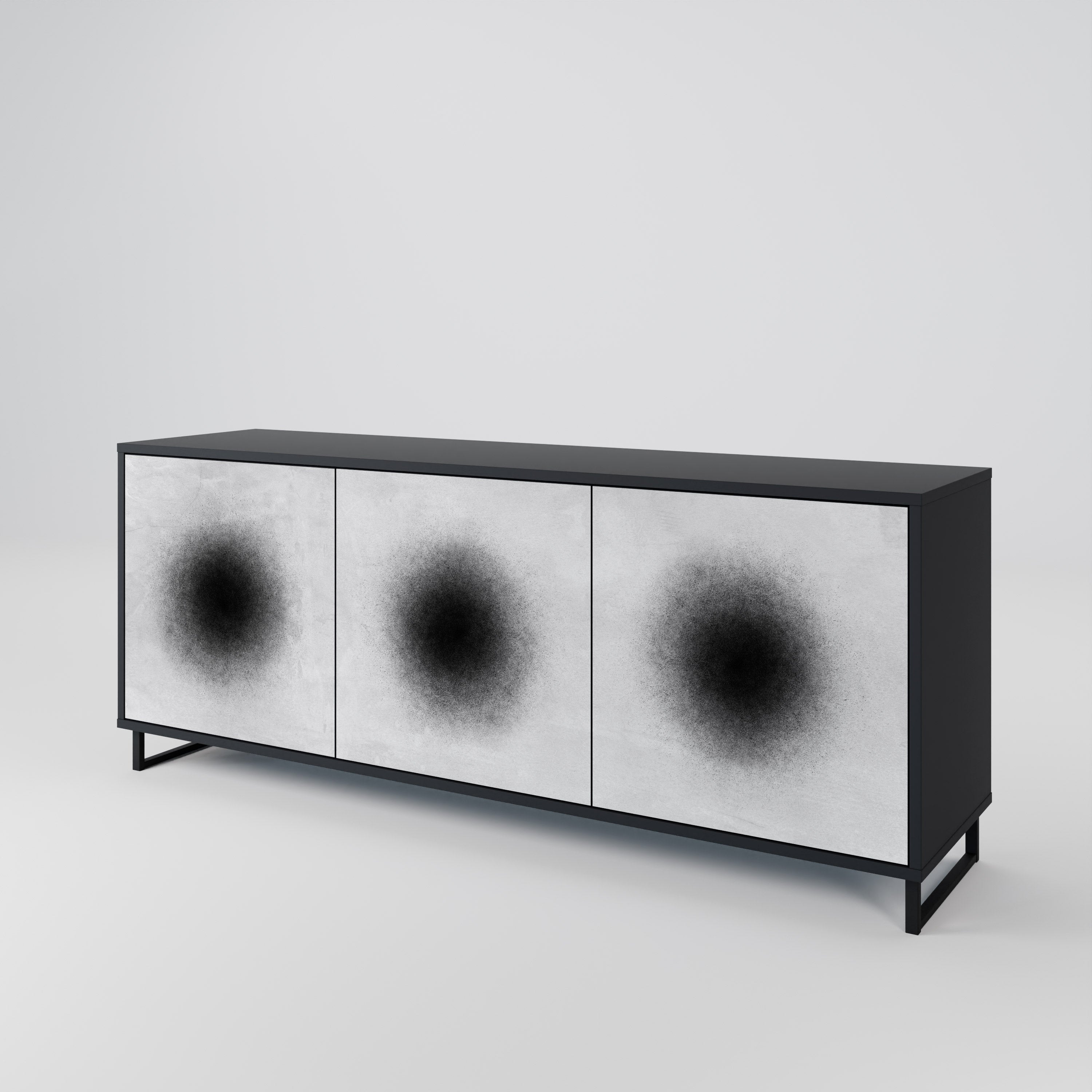 BLACK HOLE 3-Door Sideboard
