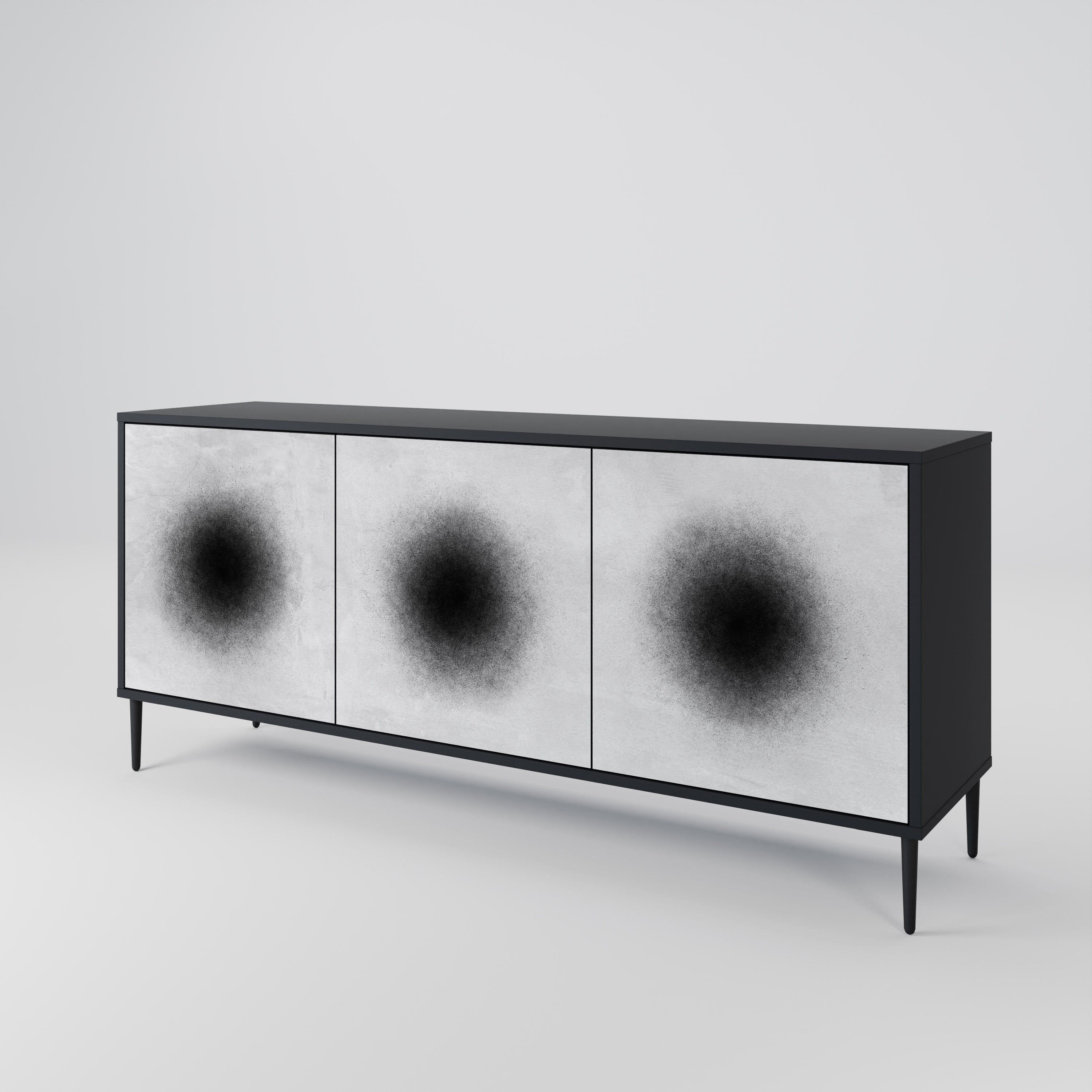 BLACK HOLE 3-Door Sideboard