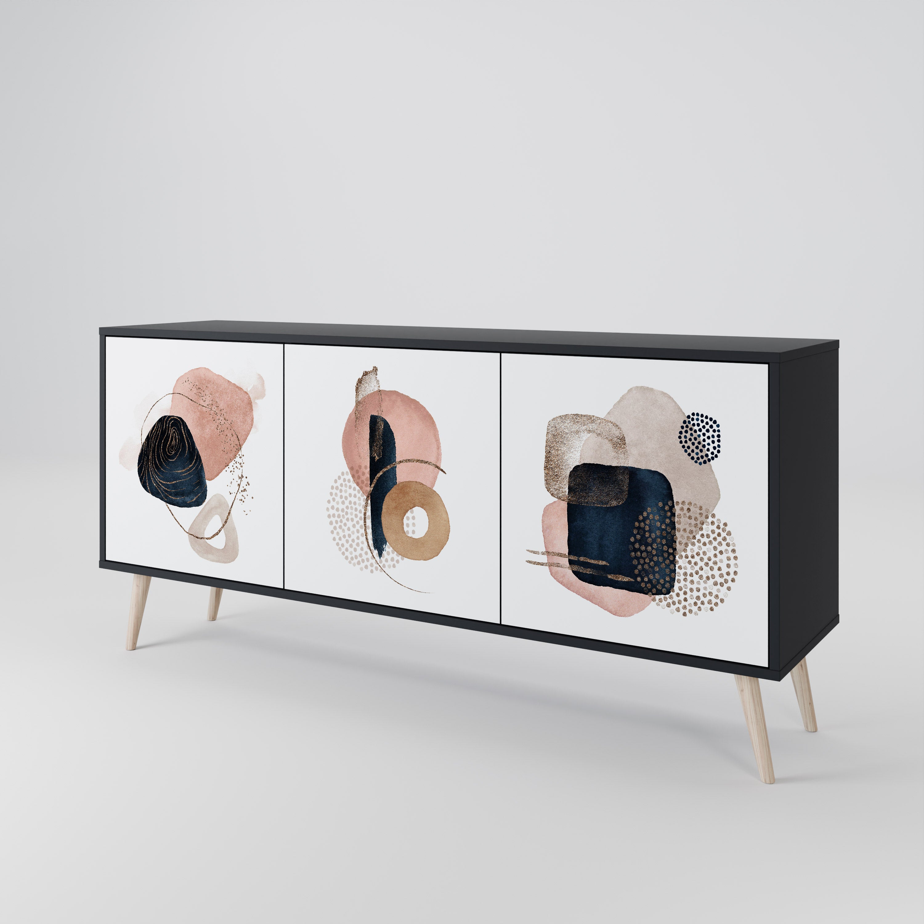COLORFUL SHAPES 3-Door Sideboard