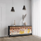 COLORFUL STRINGS 3-Door Sideboard