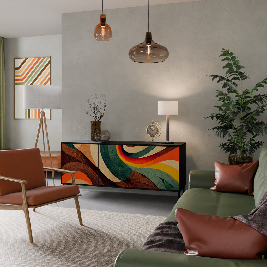 COLORFUL STRANDS Μπουφές 3-θυρών