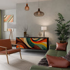 COLORFUL STRANDS Μπουφές 3-θυρών