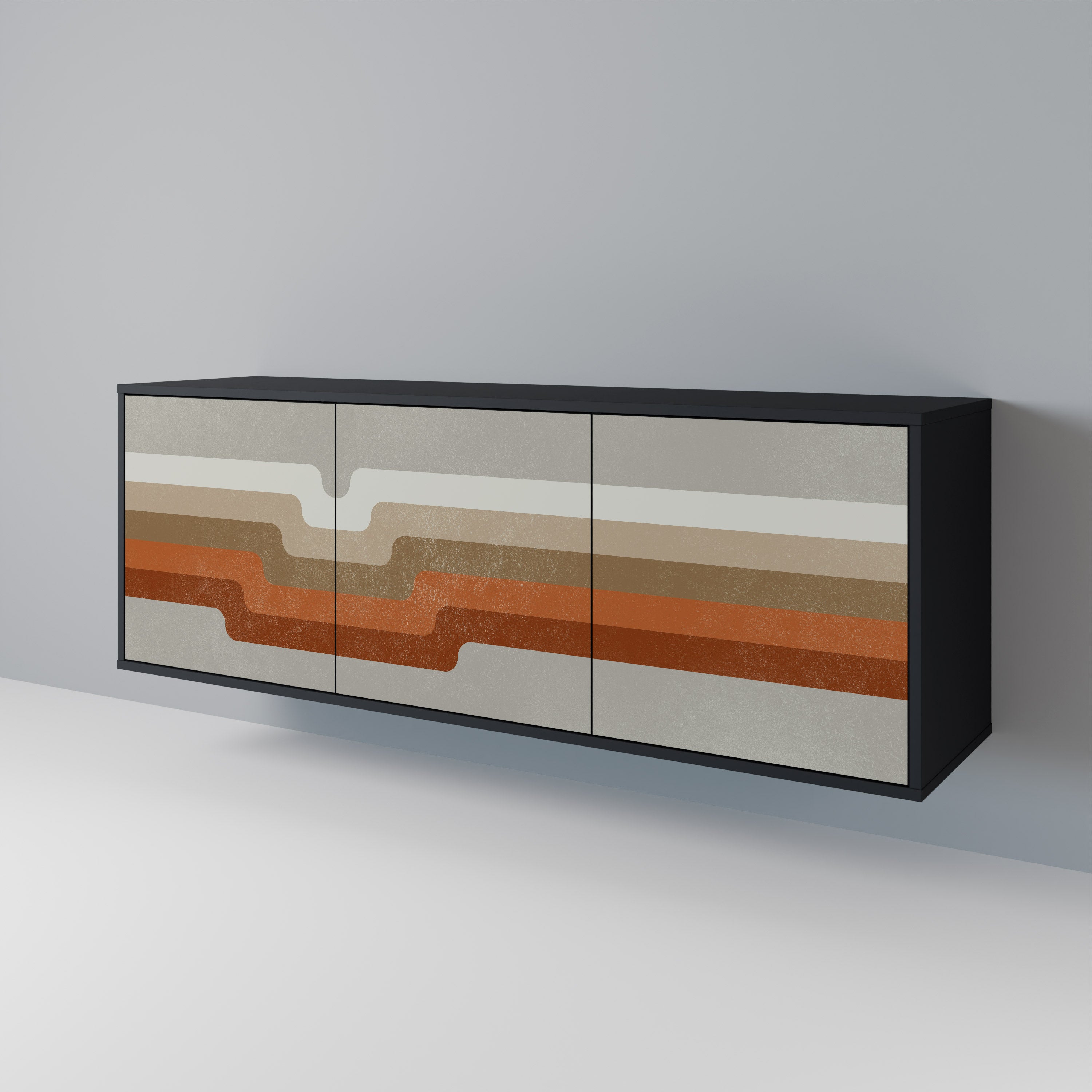 PECULIAR TRAIL Skänk med tre dörrar