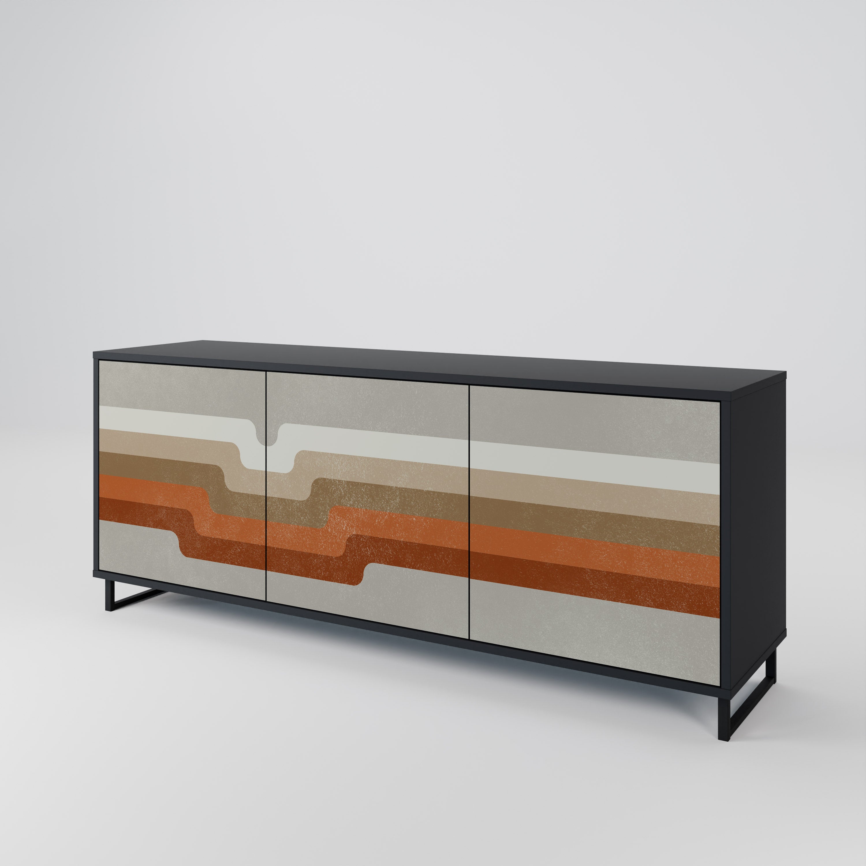 PECULIAR TRAIL Skänk med tre dörrar