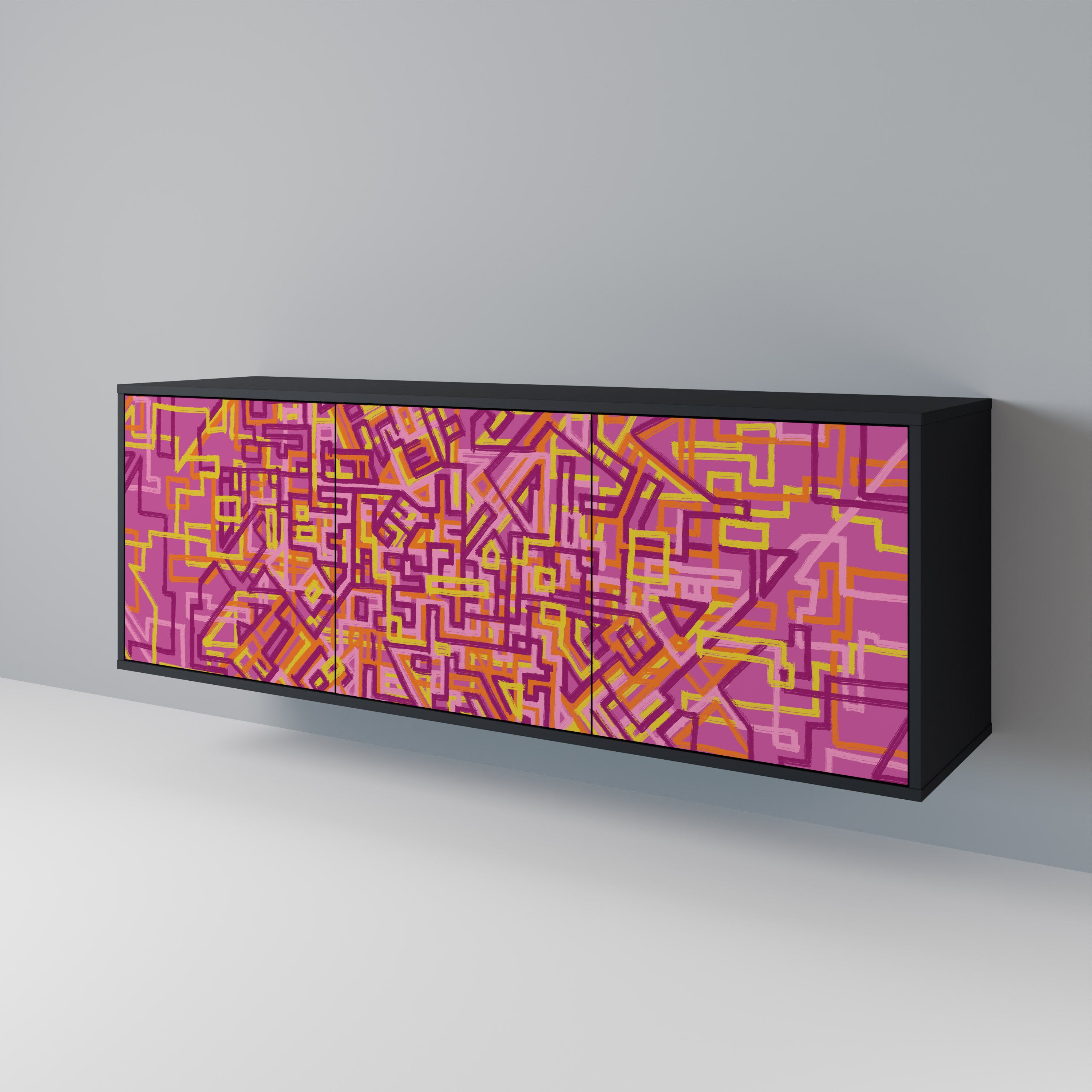 LOVELY MEMORIES Skänk med tre dörrar