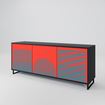 RISING GEOMETRY STARS 3-türiges Sideboard