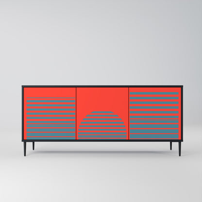 RISING GEOMETRY STARS 3-türiges Sideboard
