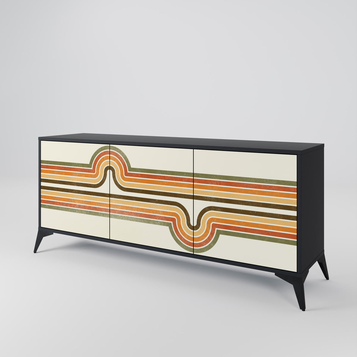 EXCEPTIONAL STREAM Aparador de 3 Portas