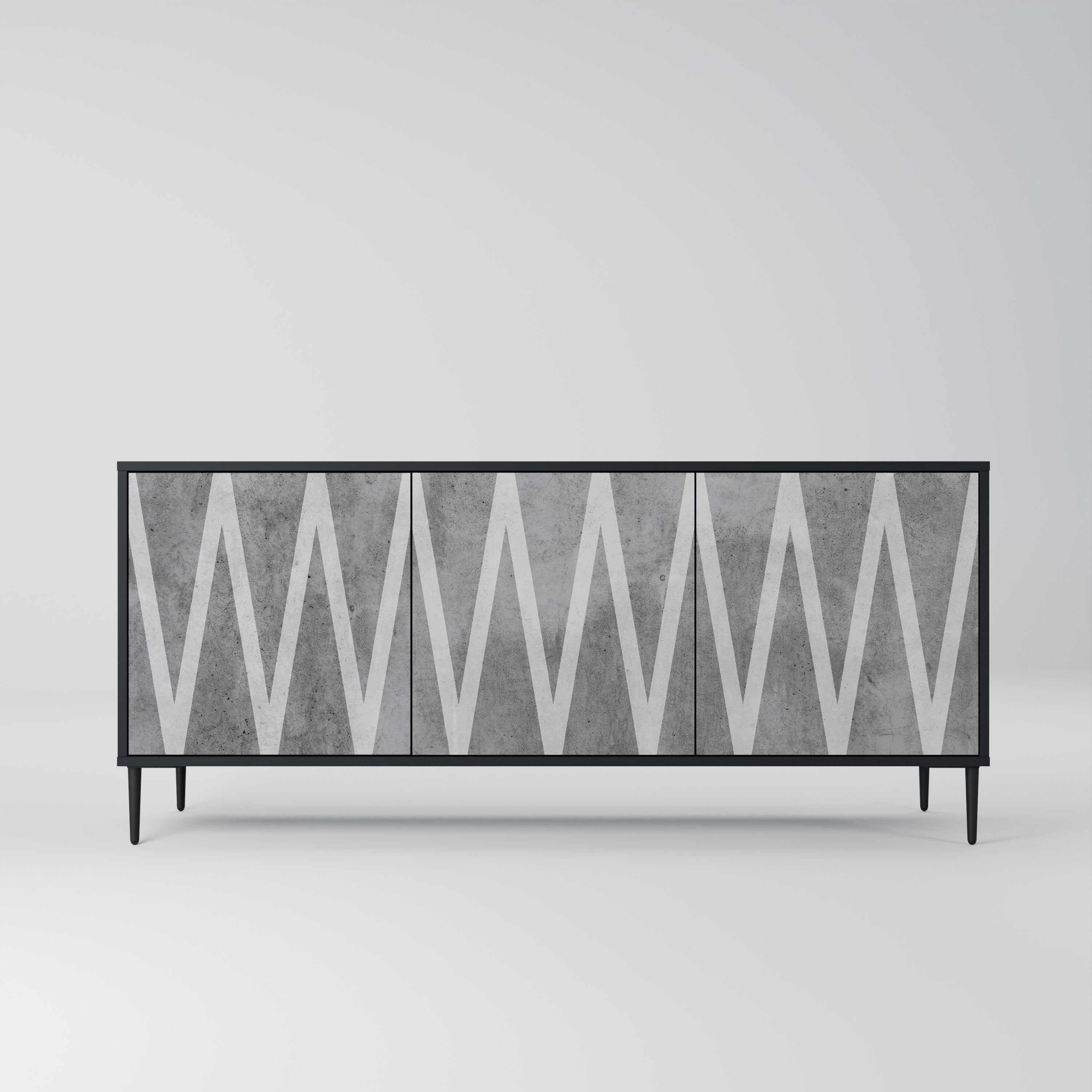 SOLID ZIG ZAG 3-türiges Sideboard