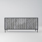 WAVES OF CONCRETE 3-Door Sideboard