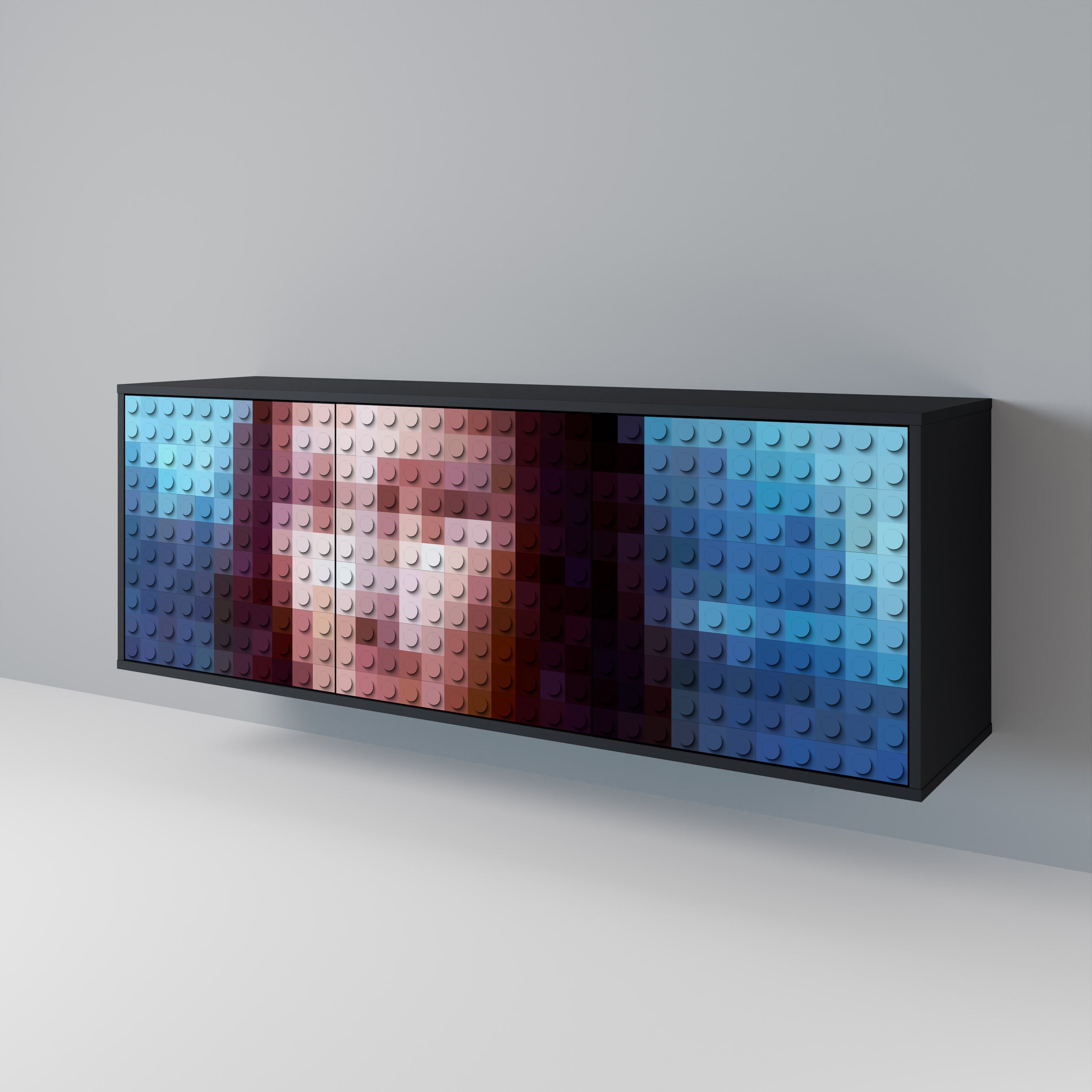 CONSTRUCTIVE ART Aparador de 3 Puertas