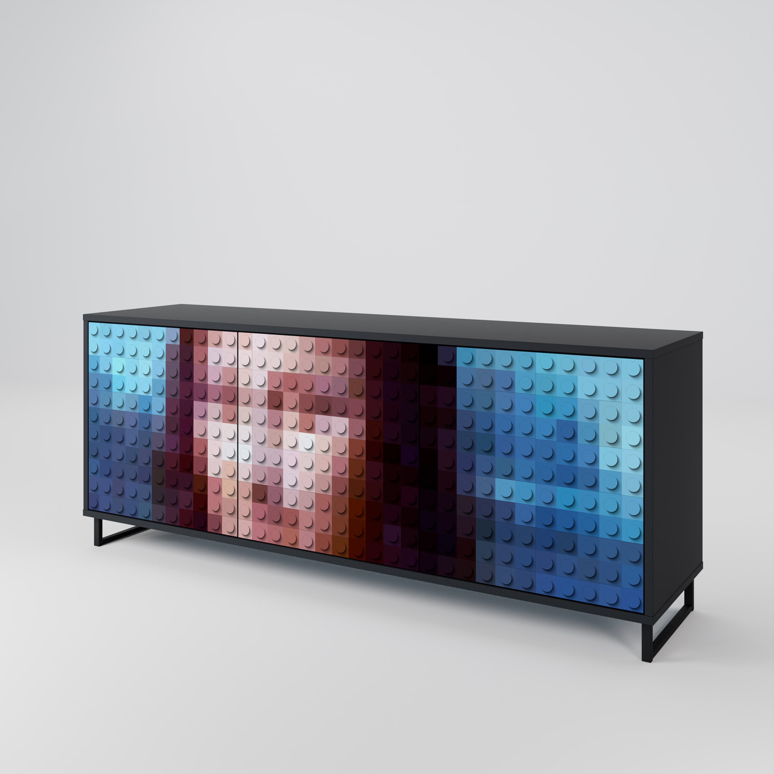 CONSTRUCTIVE ART Aparador de 3 Puertas