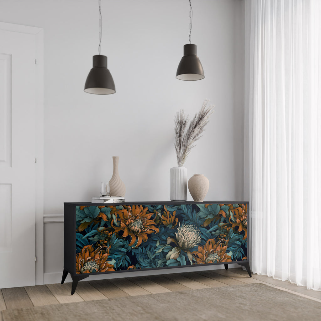 MORNING BLOOM 3-Door Sideboard