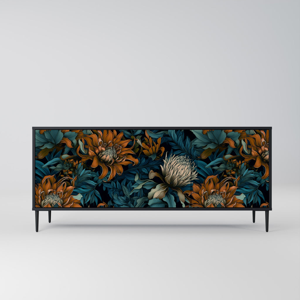 MORNING BLOOM 3-Door Sideboard