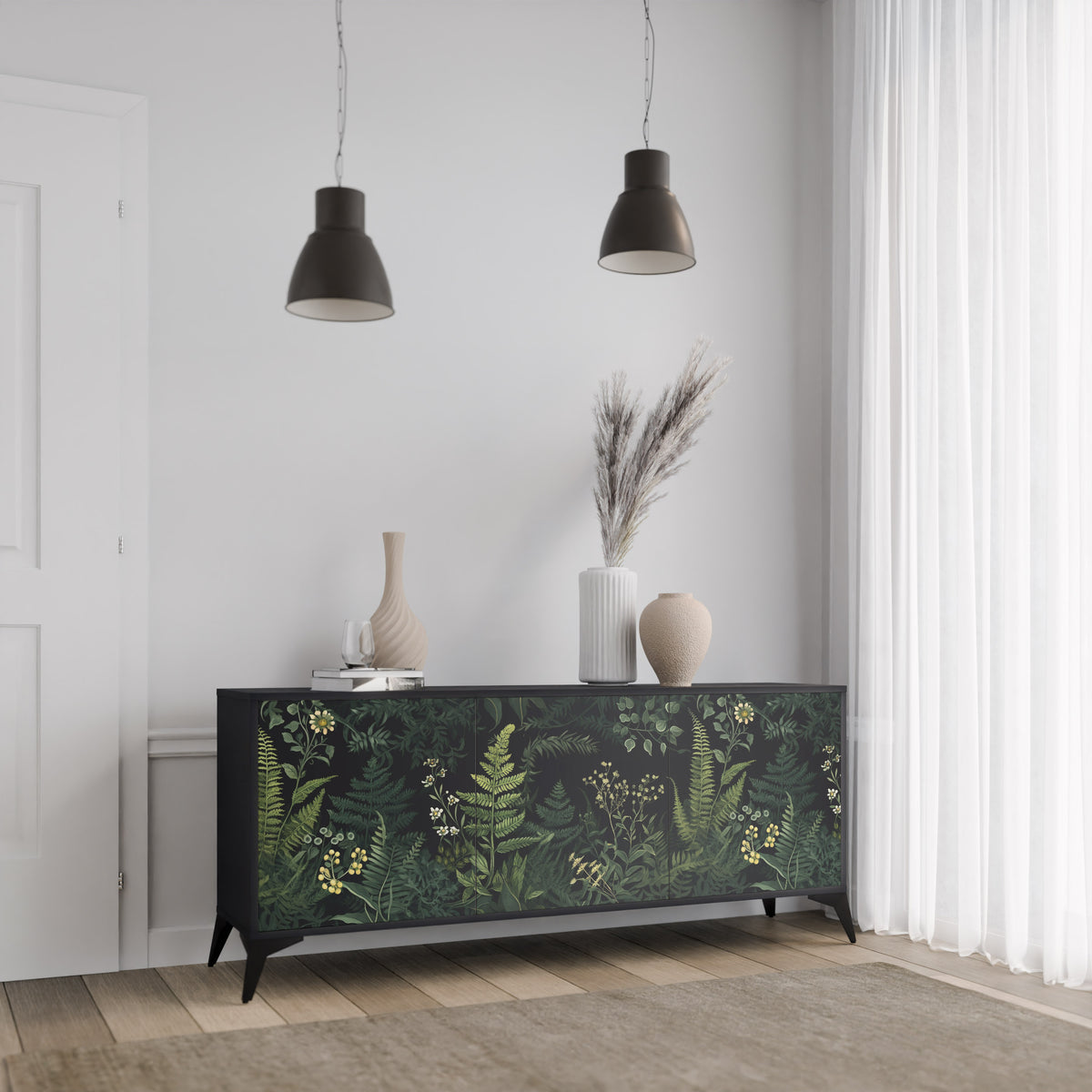 FERN FLOWERS 3-türiges Sideboard
